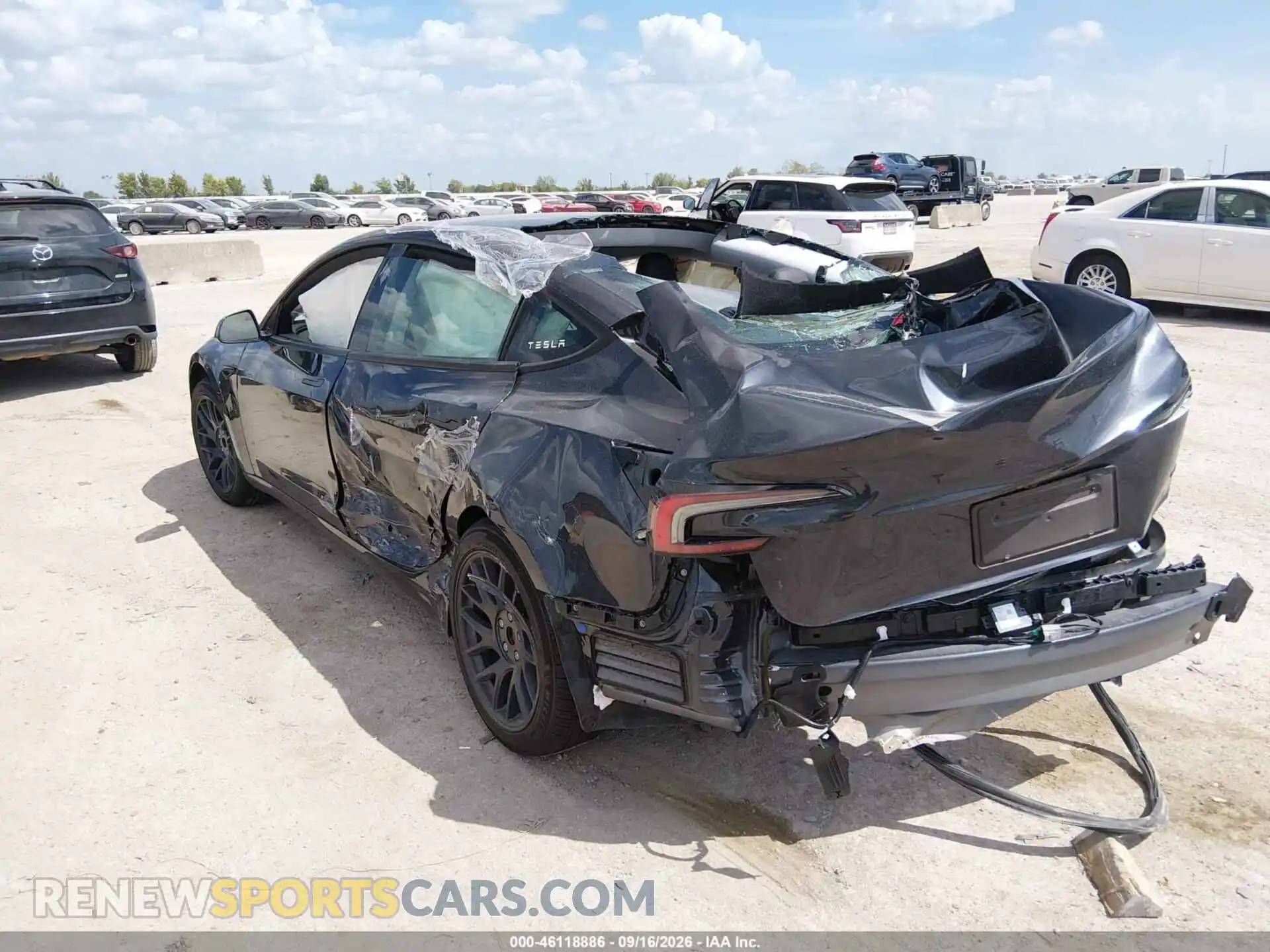 3 Photograph of a damaged car 5YJ3E1EB8TF123243 TESLA MODEL 3 2026