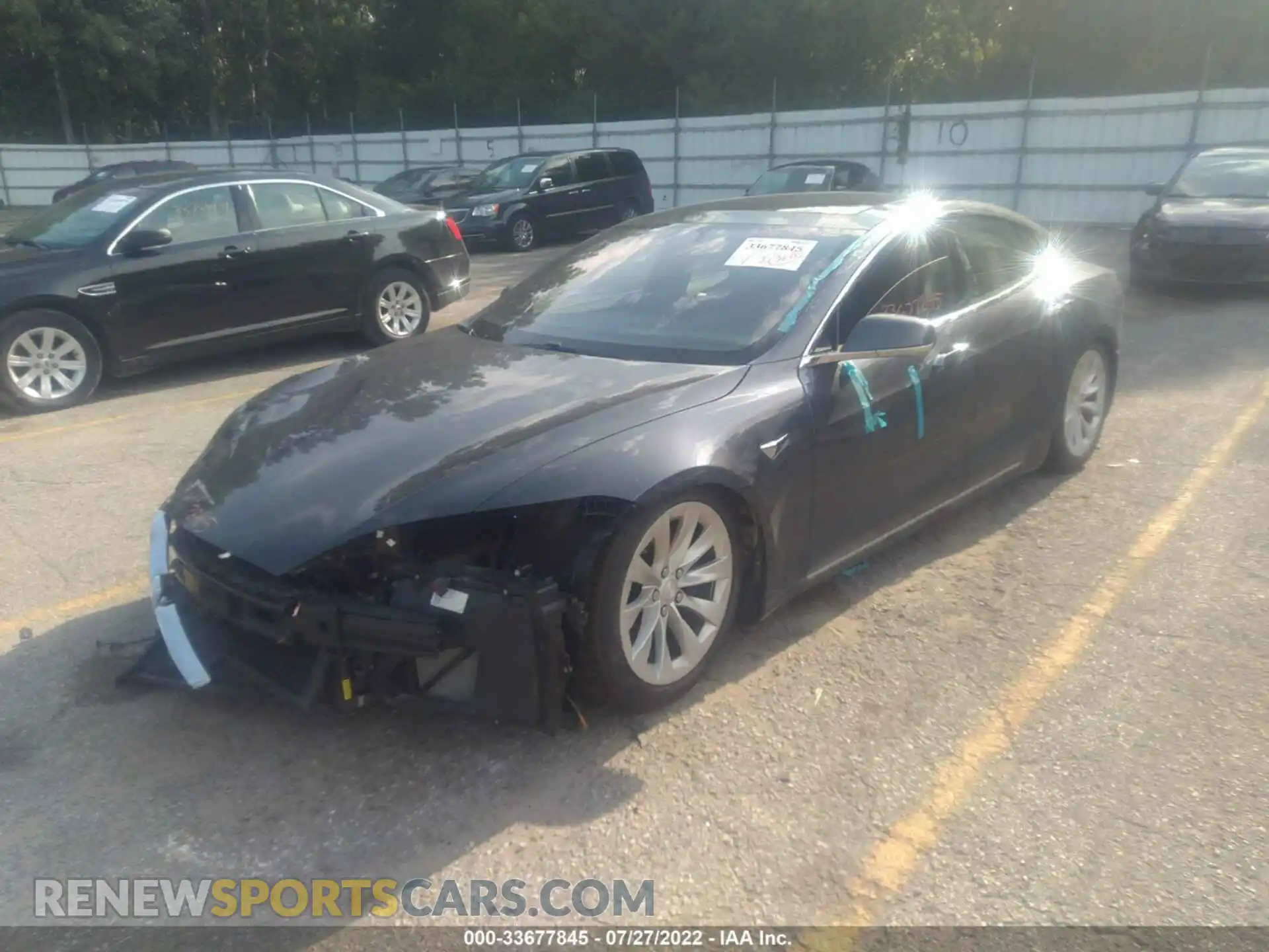 2 Photograph of a damaged car 5YJSA1E20KF307176 TESLA MODEL S 2019
