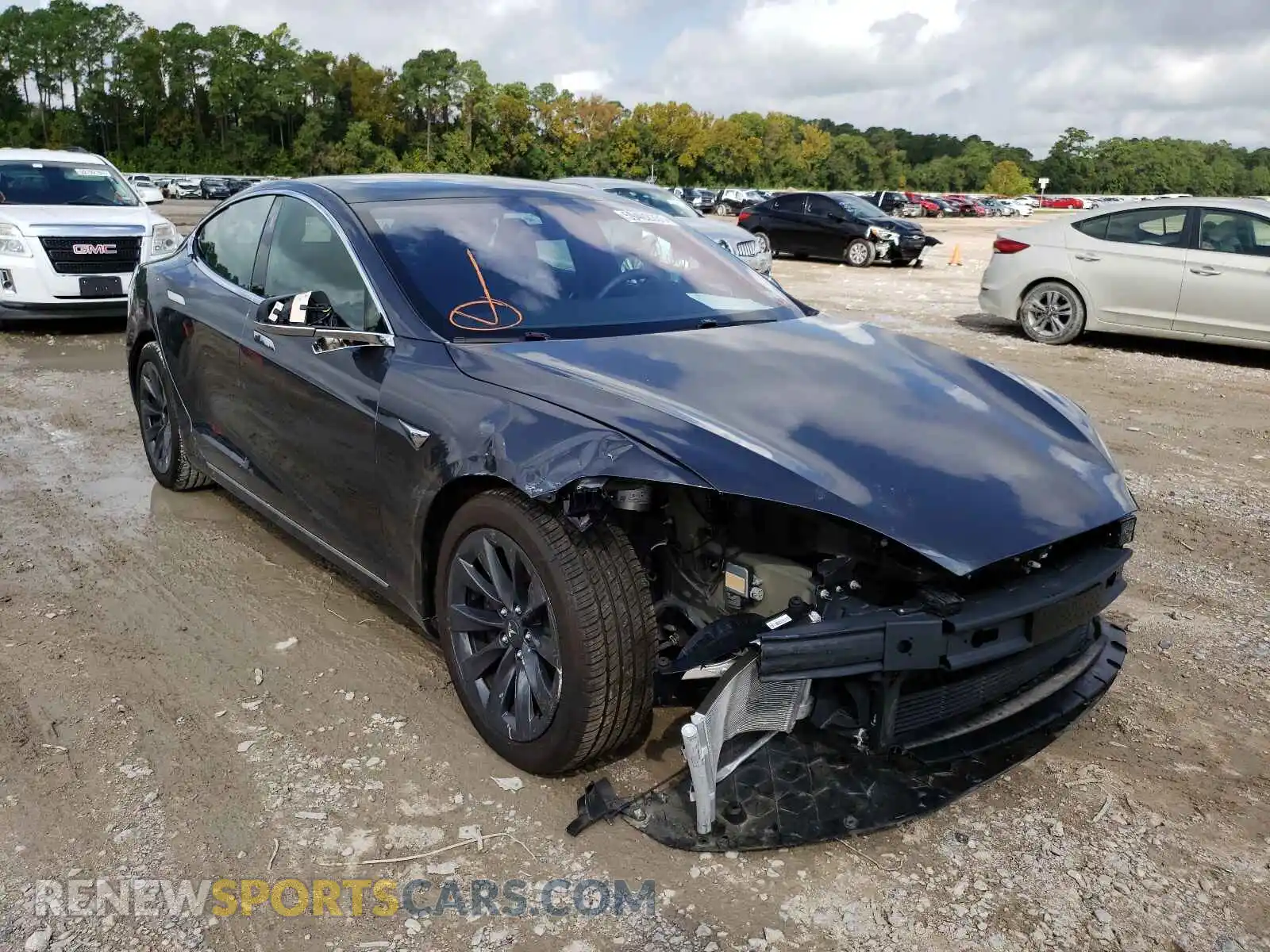 1 fotografías del automóvil dañado 5YJSA1E20KF331820 TESLA MODEL S 2019