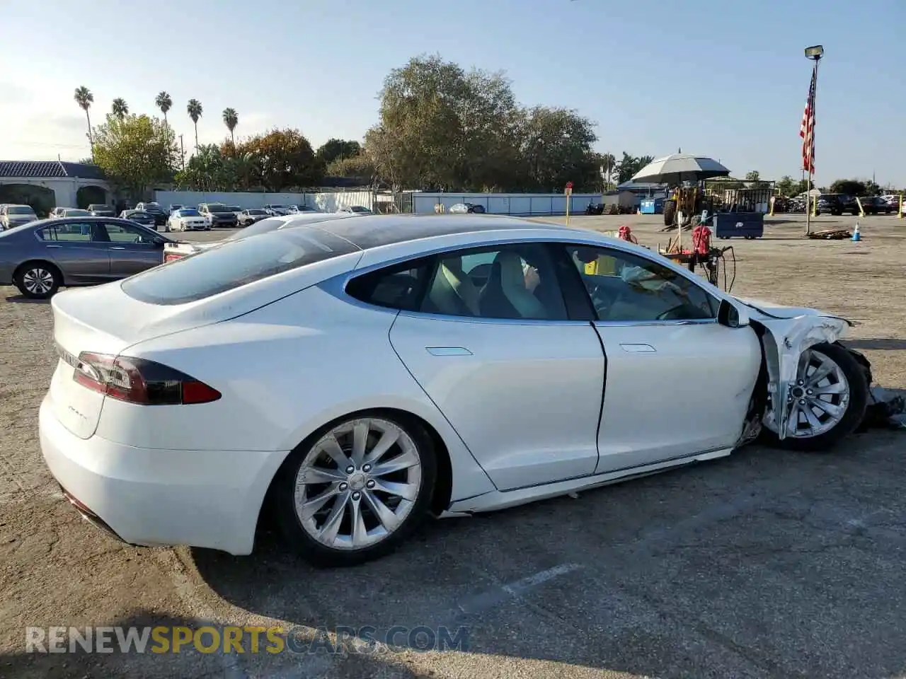 3 Photograph of a damaged car 5YJSA1E20KF348410 TESLA MODEL S 2019