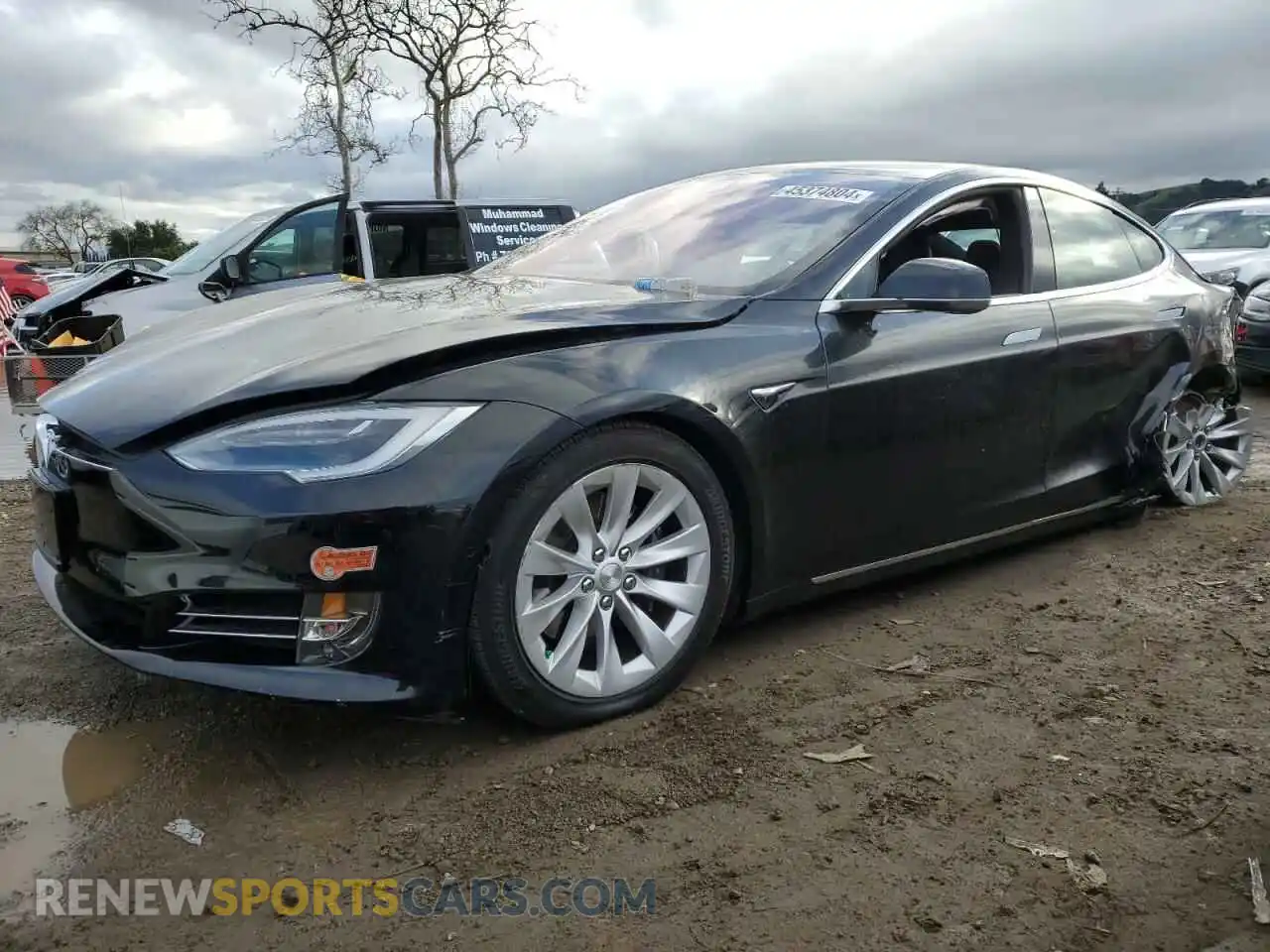 1 Photograph of a damaged car 5YJSA1E21KF307185 TESLA MODEL S 2019