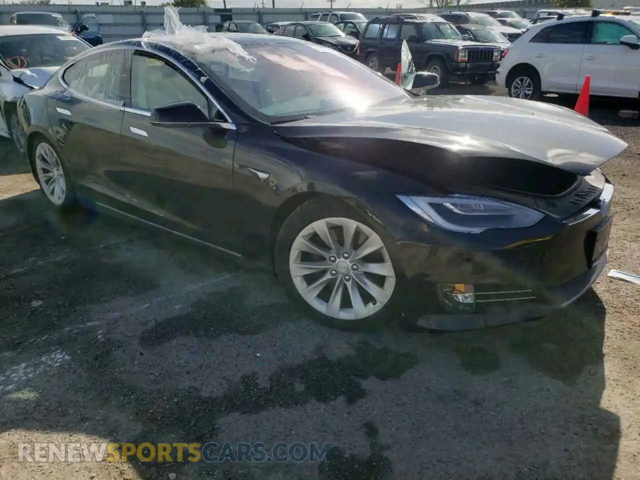 1 fotografías del automóvil dañado 5YJSA1E21KF311706 TESLA MODEL S 2019
