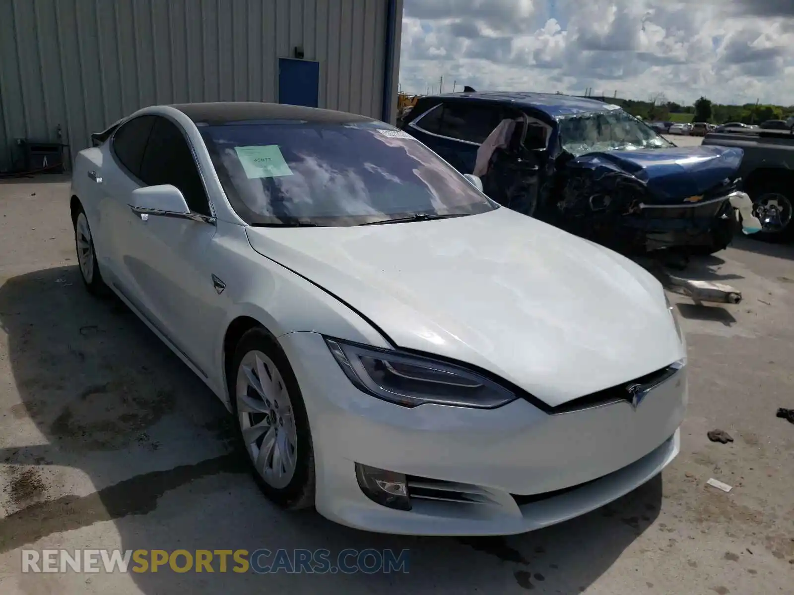 1 Photograph of a damaged car 5YJSA1E23KF338910 TESLA MODEL S 2019