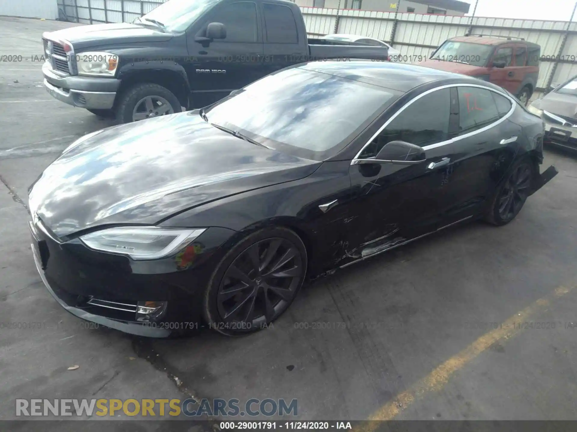 2 Photograph of a damaged car 5YJSA1E24KF347907 TESLA MODEL S 2019