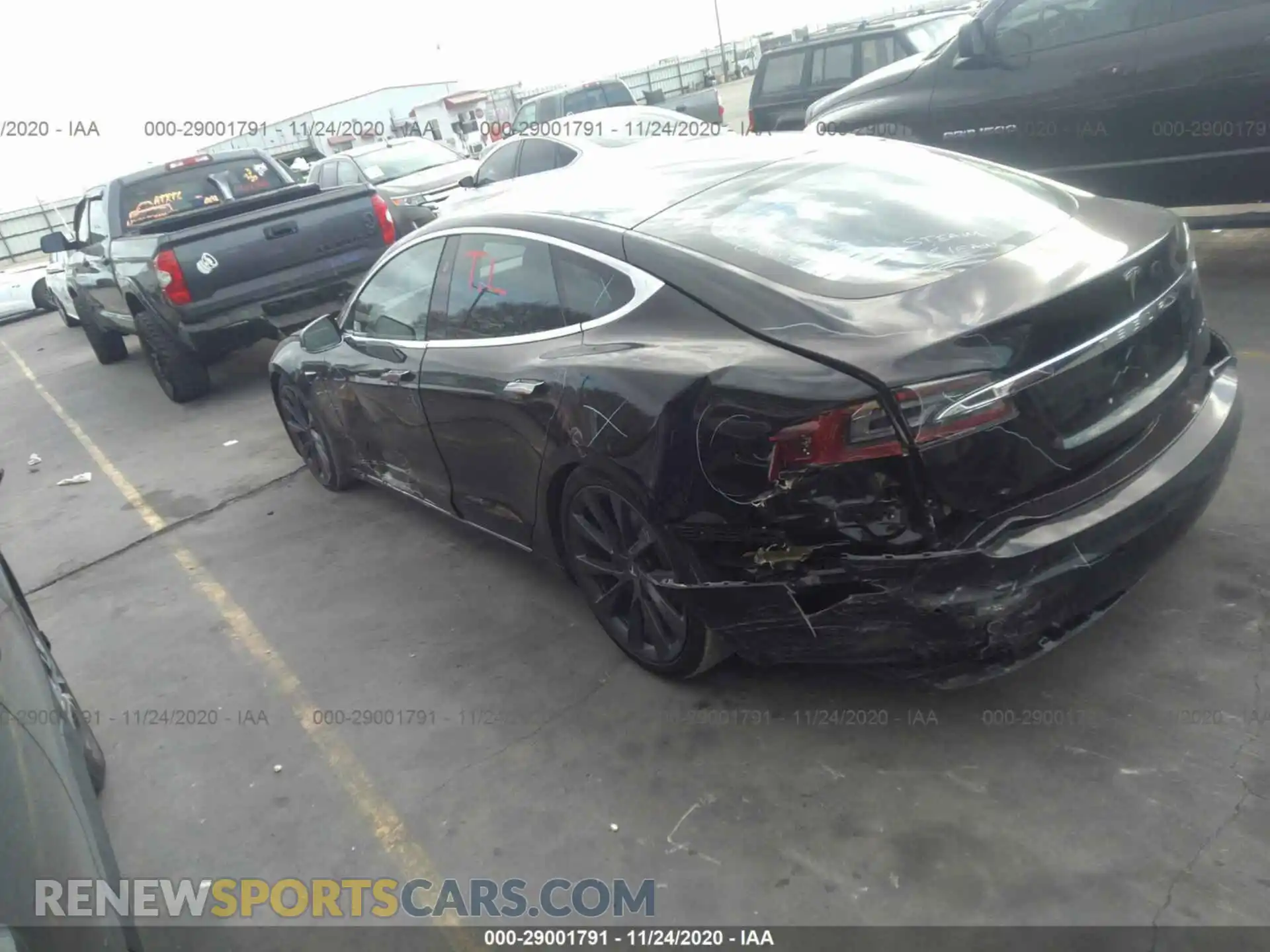 3 Photograph of a damaged car 5YJSA1E24KF347907 TESLA MODEL S 2019