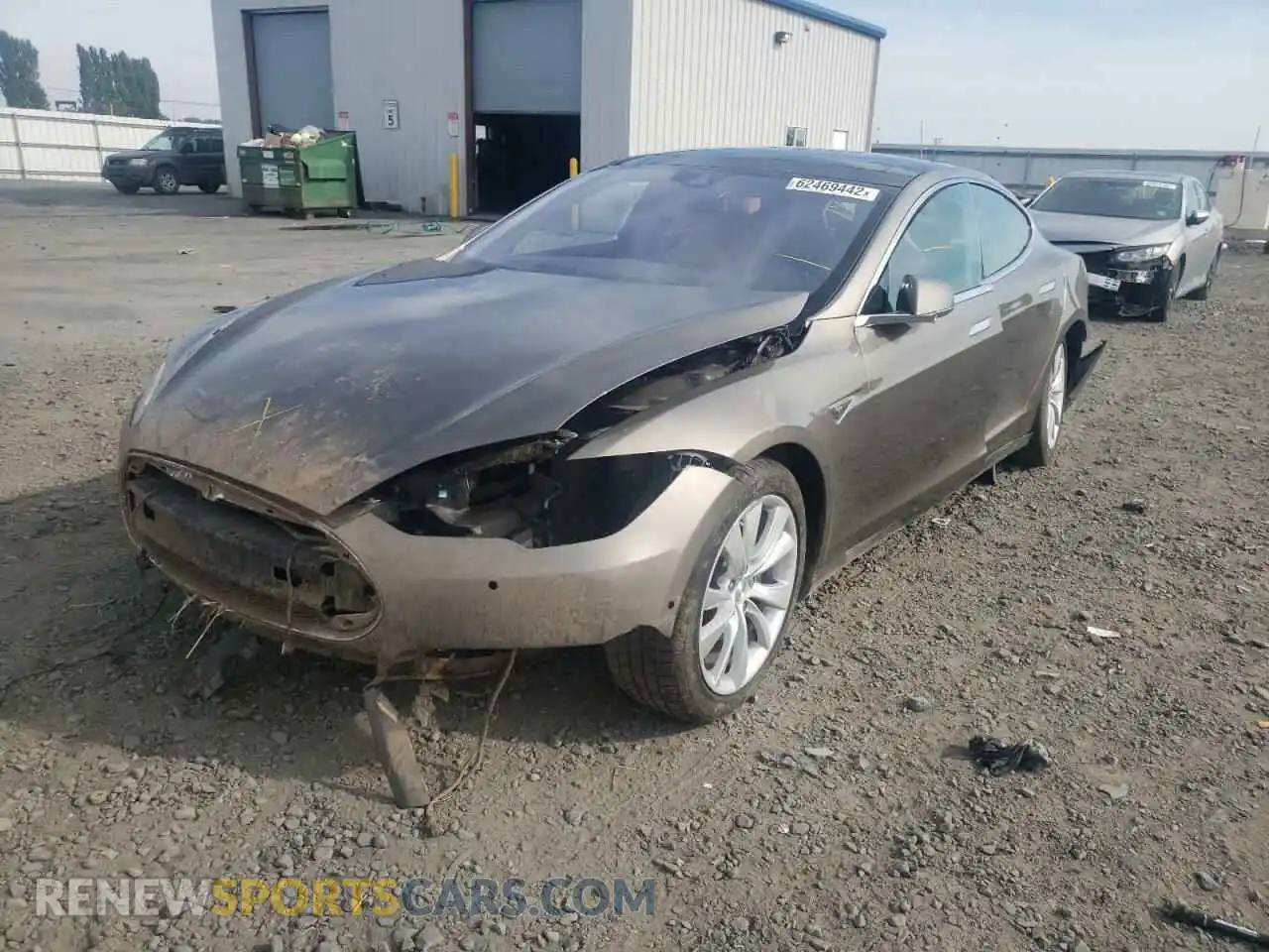 2 Photograph of a damaged car 5YJSA1E25GF128641 TESLA MODEL S 2019