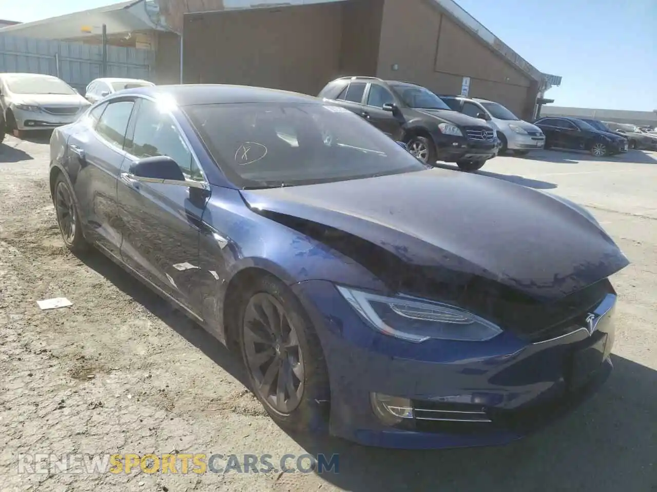 1 Photograph of a damaged car 5YJSA1E25KF348113 TESLA MODEL S 2019