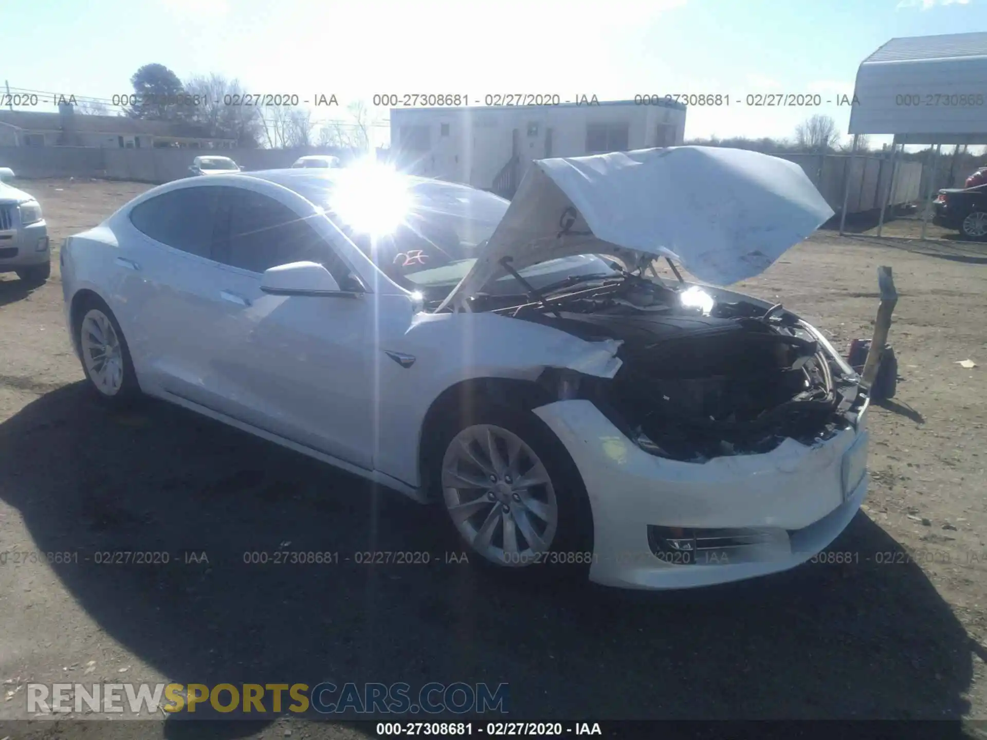 1 Photograph of a damaged car 5YJSA1E26KF337170 TESLA MODEL S 2019