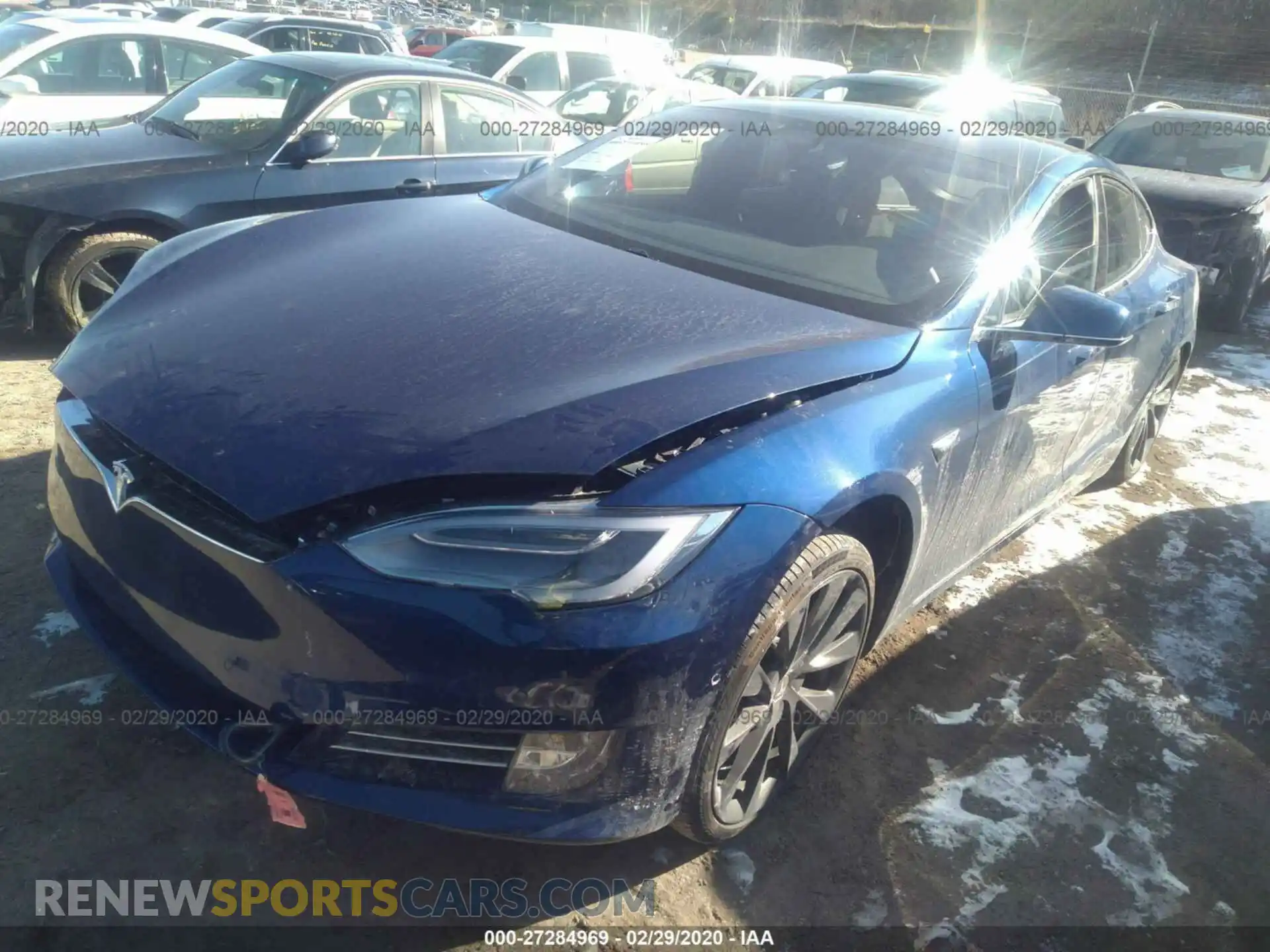 2 Photograph of a damaged car 5YJSA1E26KF339520 TESLA MODEL S 2019