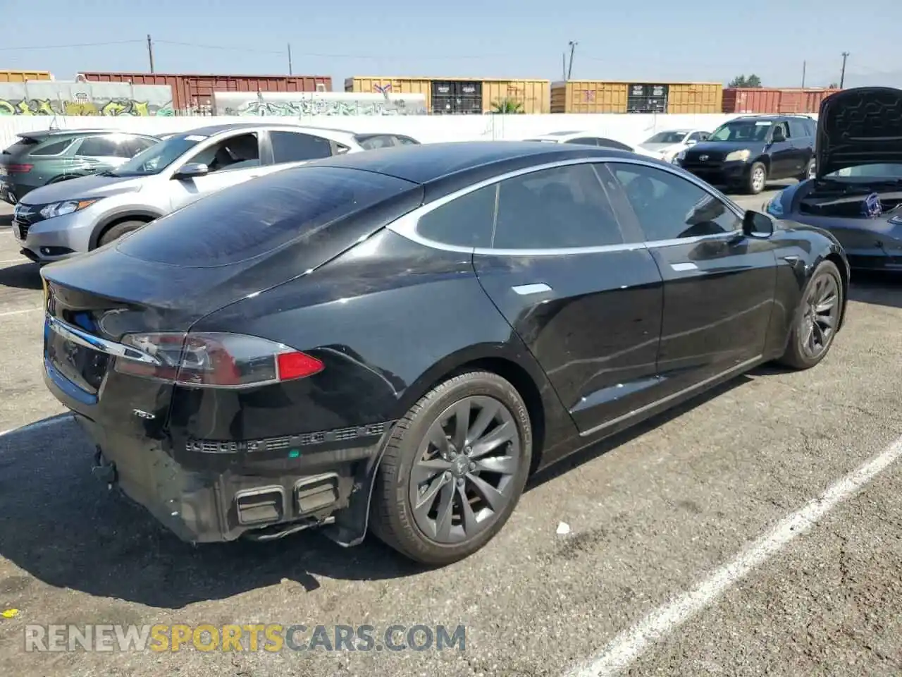 3 Photograph of a damaged car 5YJSA1E27KF304095 TESLA MODEL S 2019