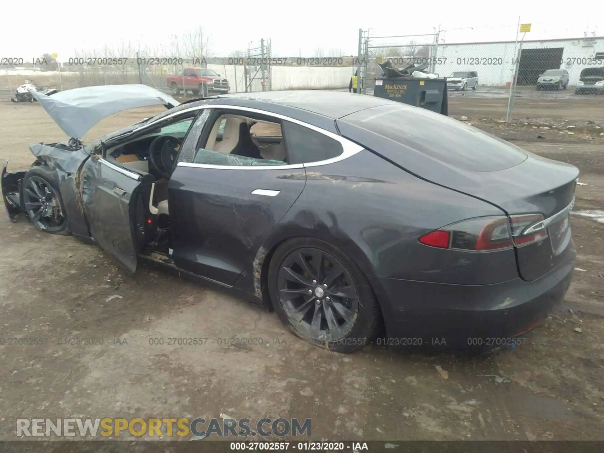 3 Photograph of a damaged car 5YJSA1E2XKF304298 TESLA MODEL S 2019
