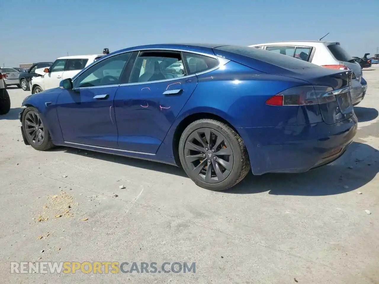 2 Photograph of a damaged car 5YJSA1E2XKF339553 TESLA MODEL S 2019
