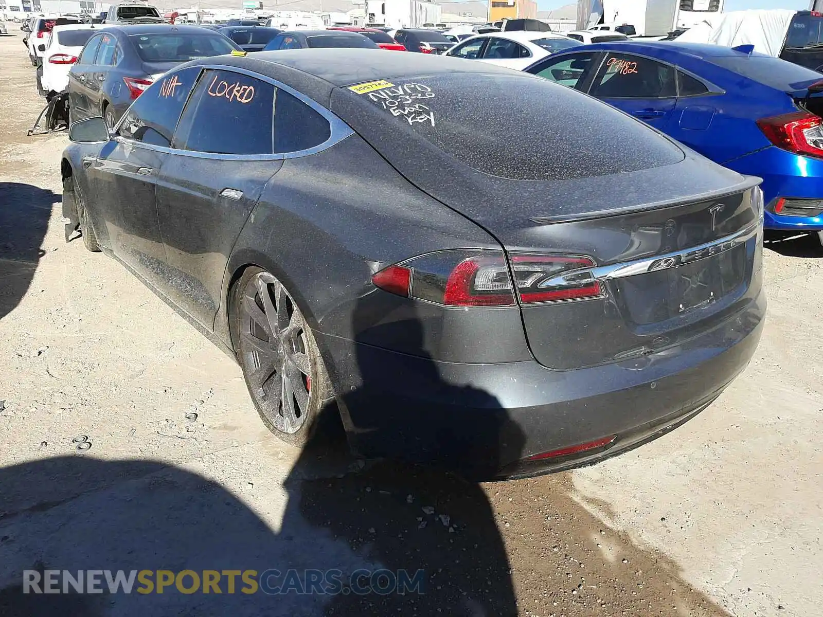 3 Photograph of a damaged car 5YJSA1E44KF337833 TESLA MODEL S 2019