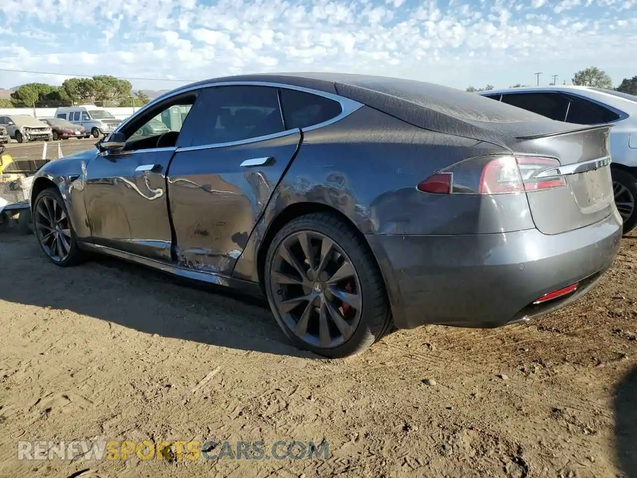 2 Photograph of a damaged car 5YJSA1E49KF313589 TESLA MODEL S 2019