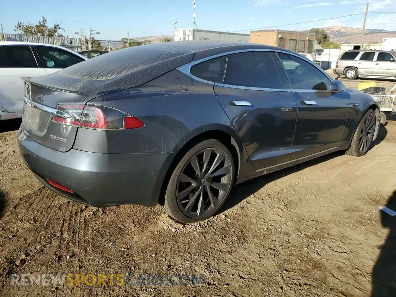 3 Photograph of a damaged car 5YJSA1E49KF313589 TESLA MODEL S 2019
