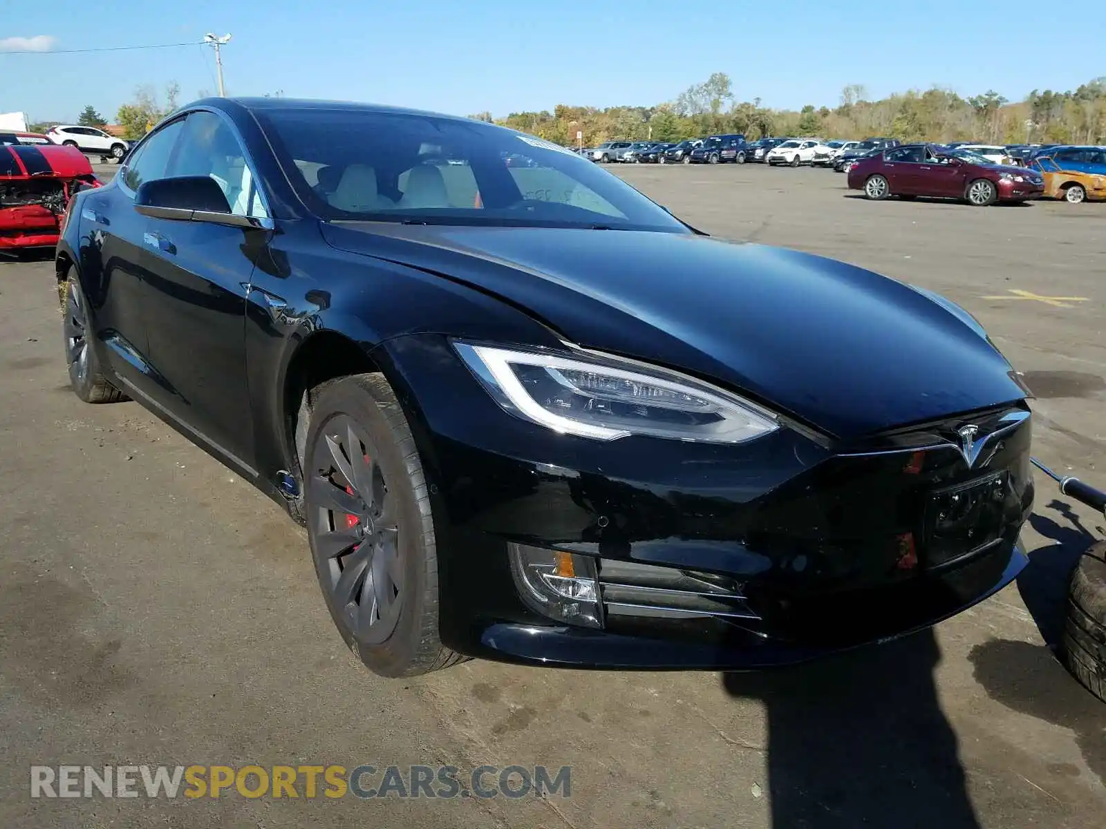 1 Photograph of a damaged car 5YJSA1E49KF337374 TESLA MODEL S 2019