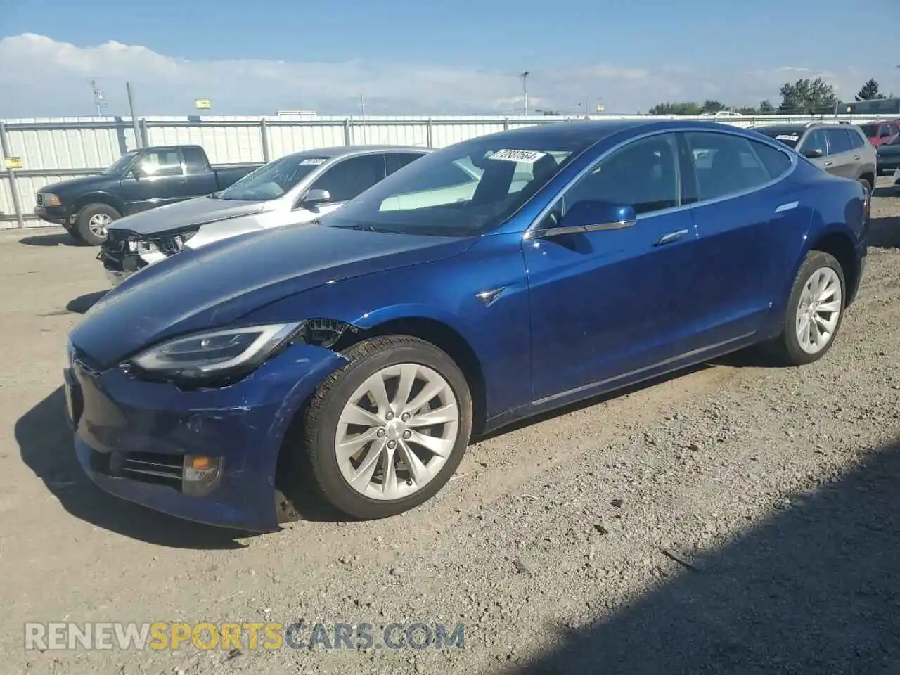 1 Photograph of a damaged car 5YJSA1E20LF361496 TESLA MODEL S 2020