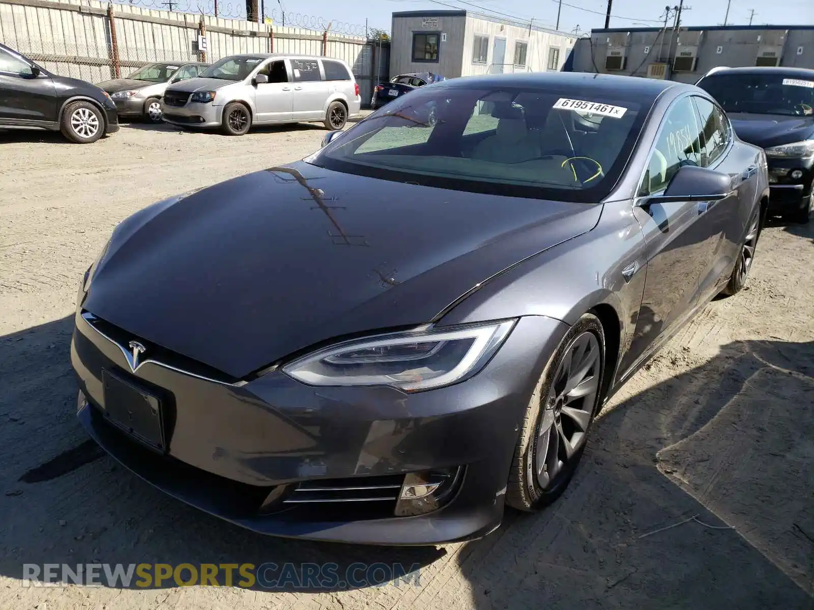2 Photograph of a damaged car 5YJSA1E20LF361790 TESLA MODEL S 2020
