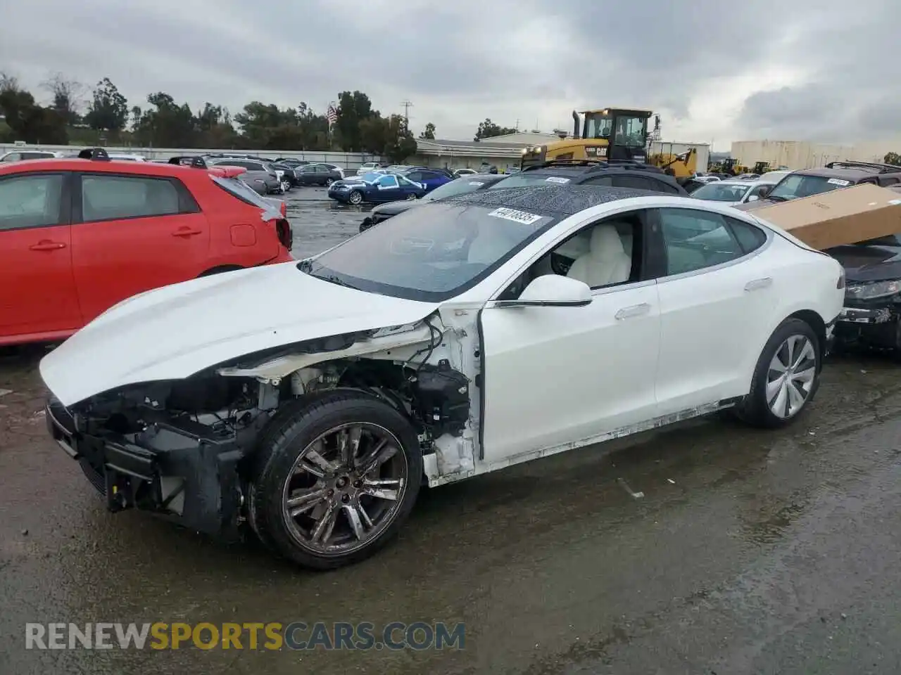 1 Photograph of a damaged car 5YJSA1E20LF390951 TESLA MODEL S 2020