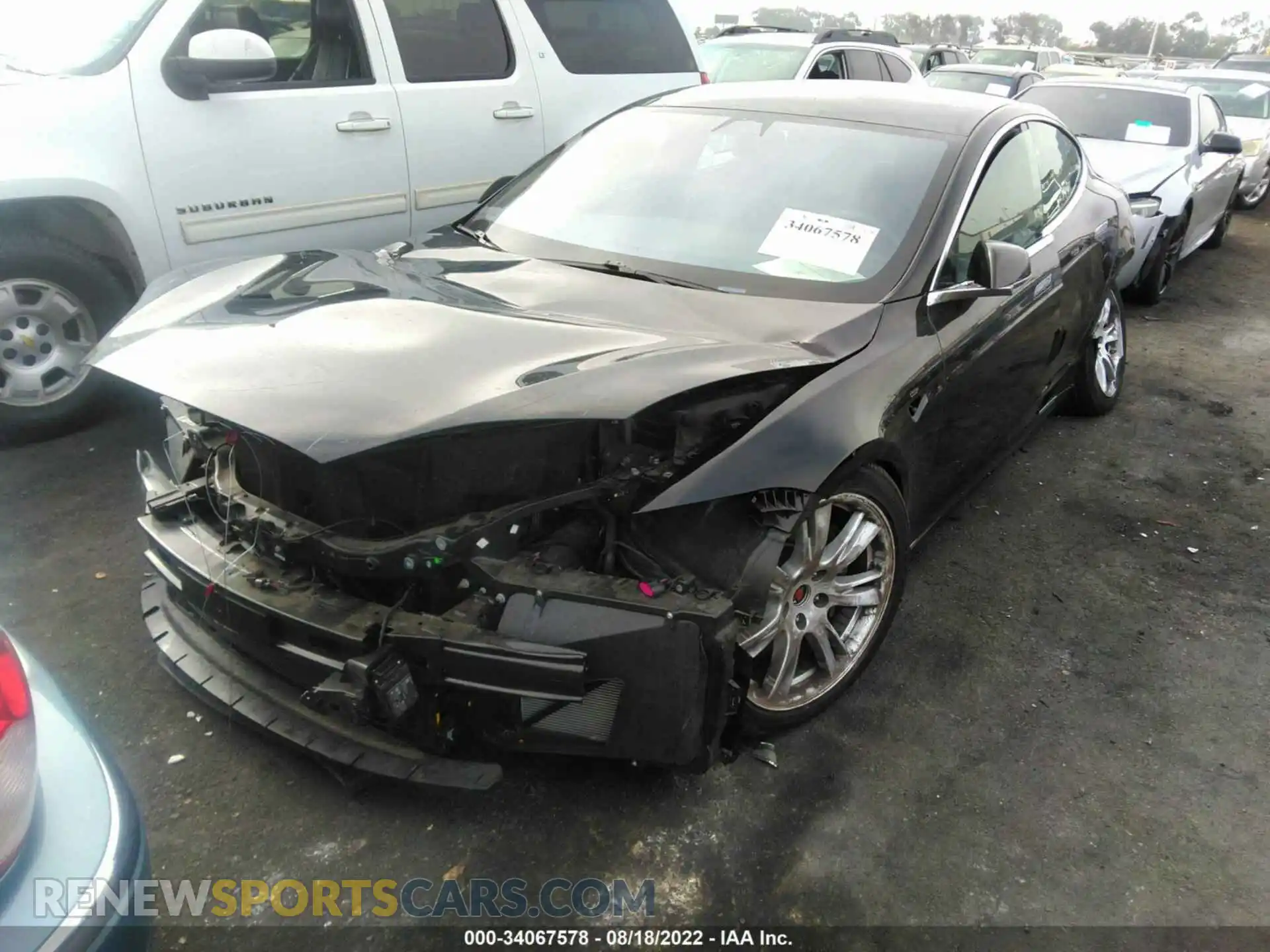 2 Photograph of a damaged car 5YJSA1E20LF408798 TESLA MODEL S 2020