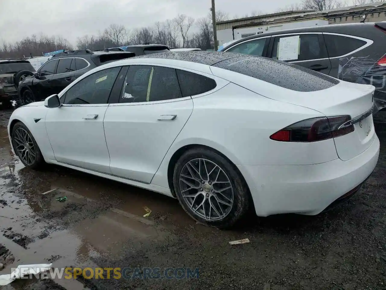 2 Photograph of a damaged car 5YJSA1E21LF398668 TESLA MODEL S 2020
