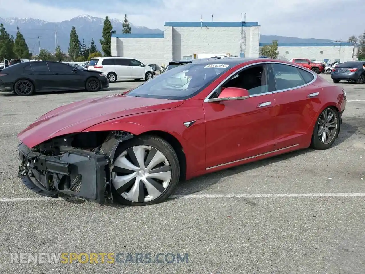 1 Photograph of a damaged car 5YJSA1E22LF401139 TESLA MODEL S 2020