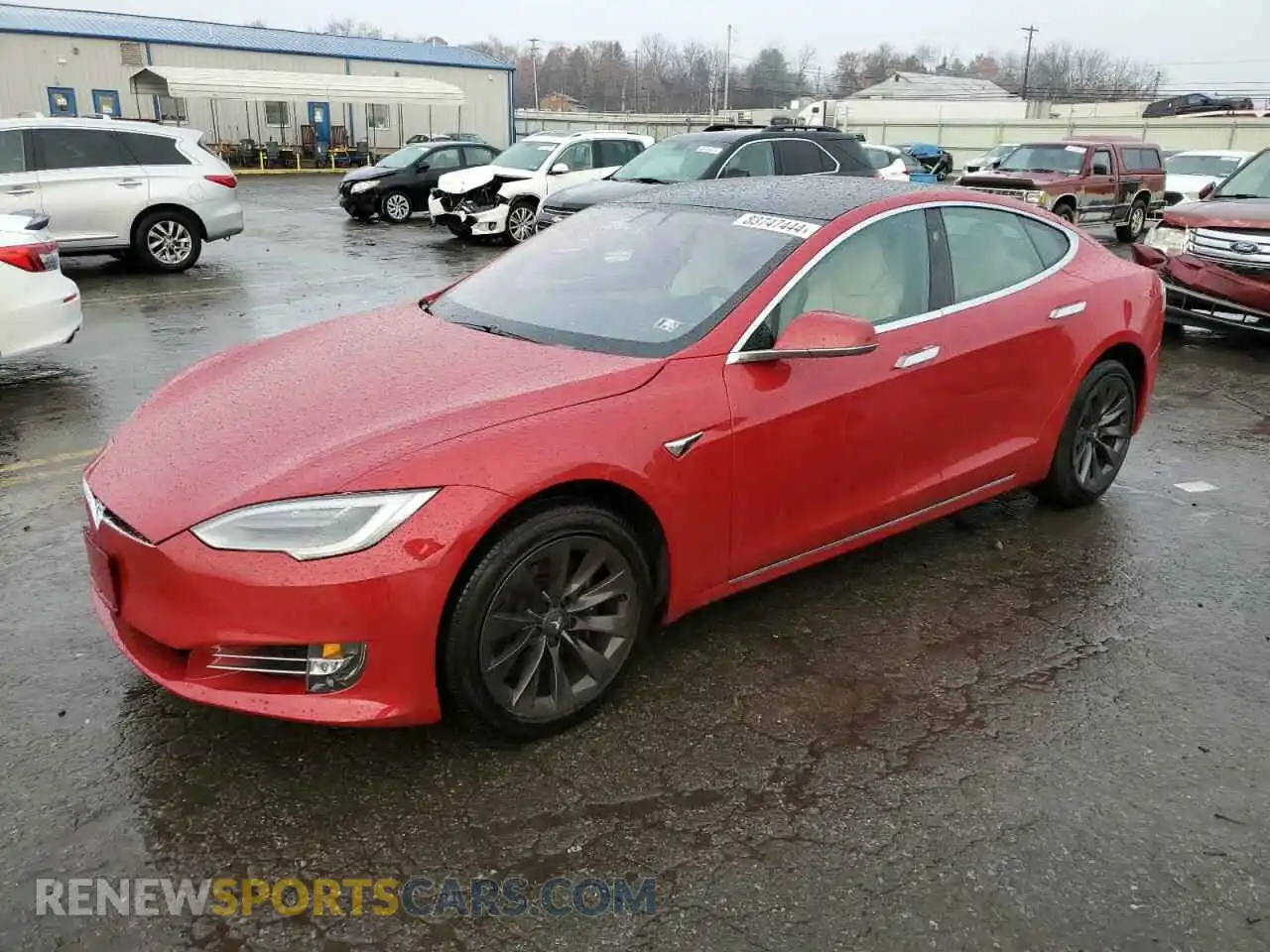 1 Photograph of a damaged car 5YJSA1E23LF356485 TESLA MODEL S 2020