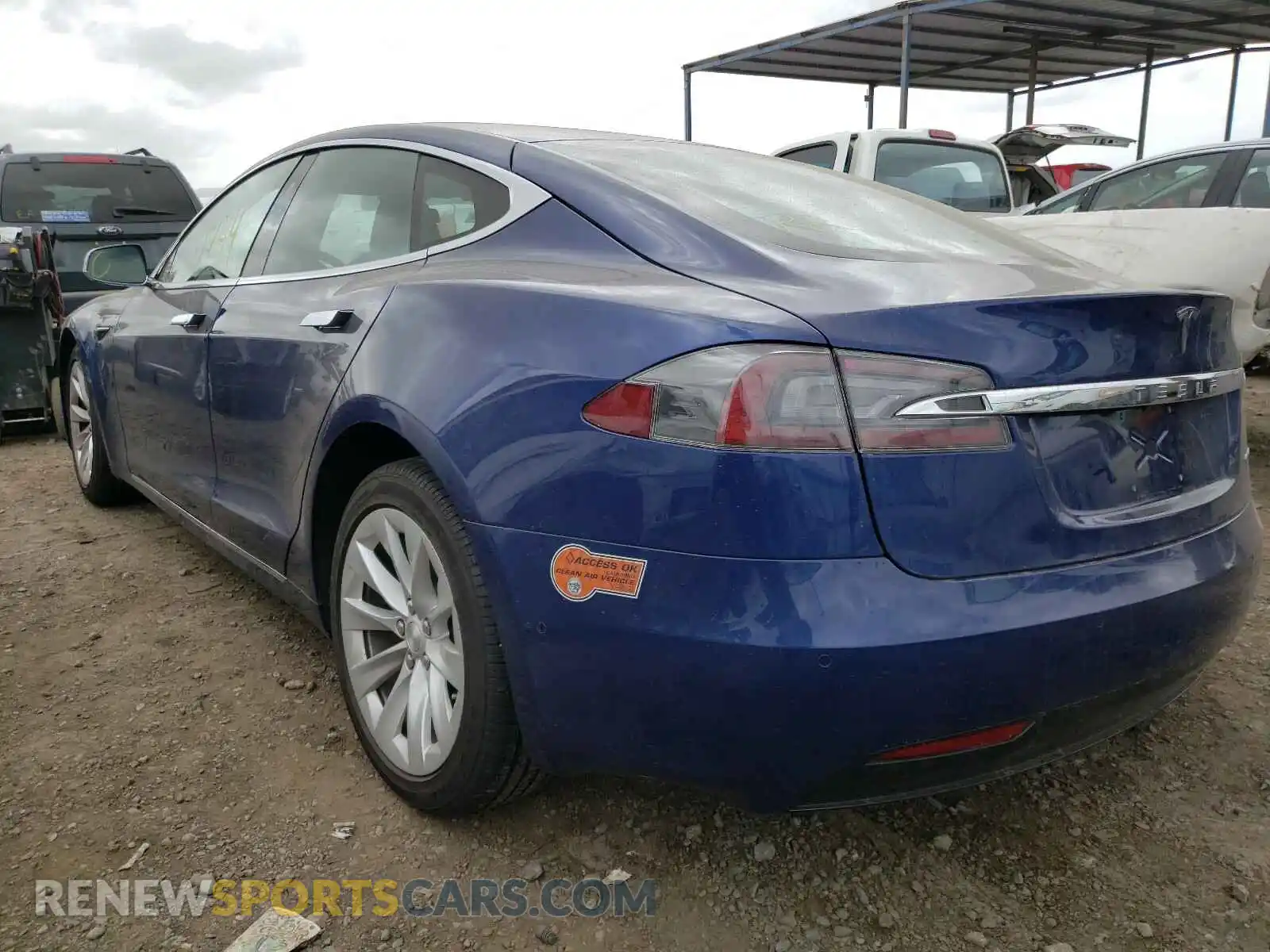 3 Photograph of a damaged car 5YJSA1E23LF357748 TESLA MODEL S 2020