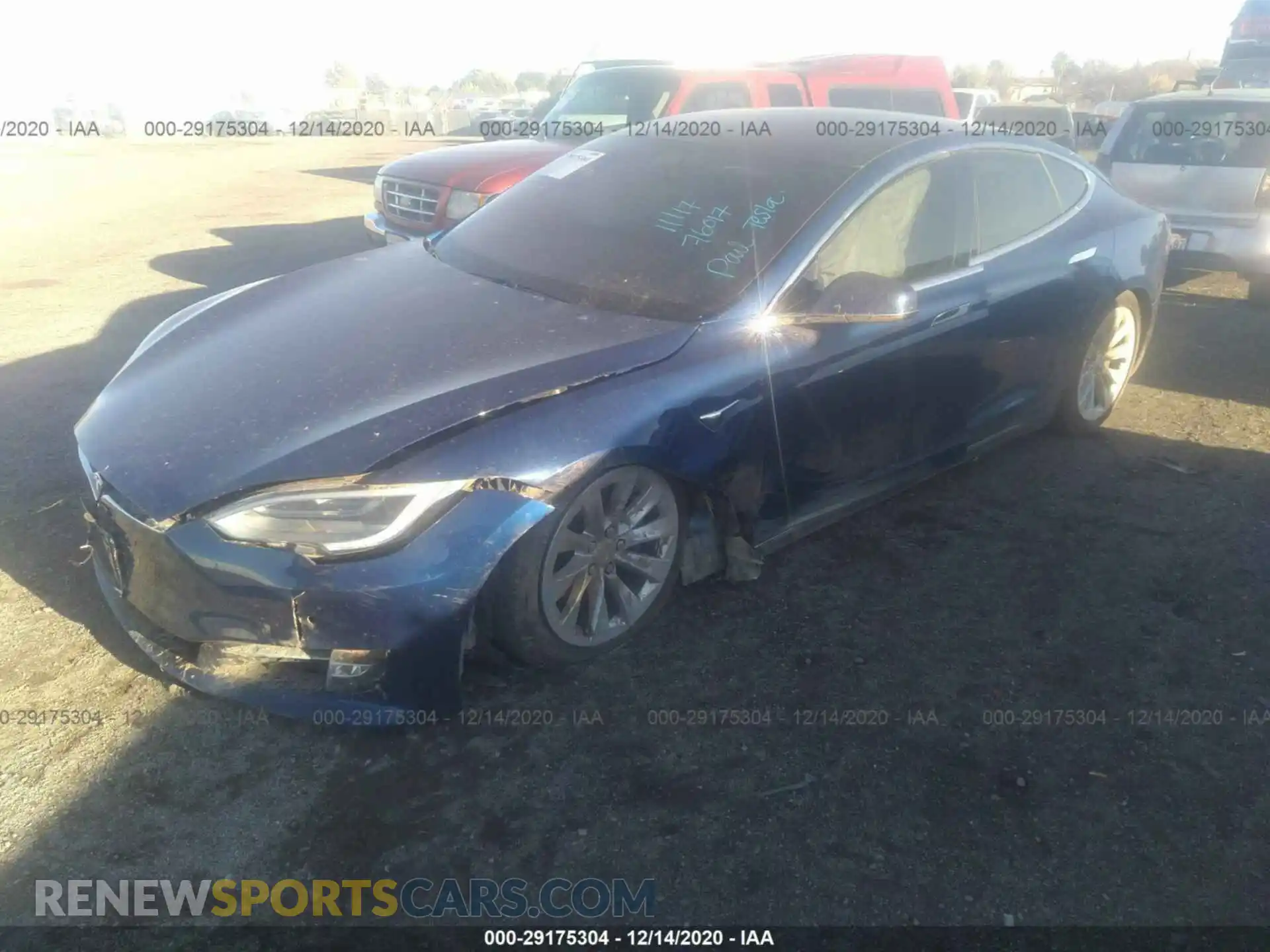 2 Фотография поврежденного автомобиля 5YJSA1E23LF362237 TESLA MODEL S 2020