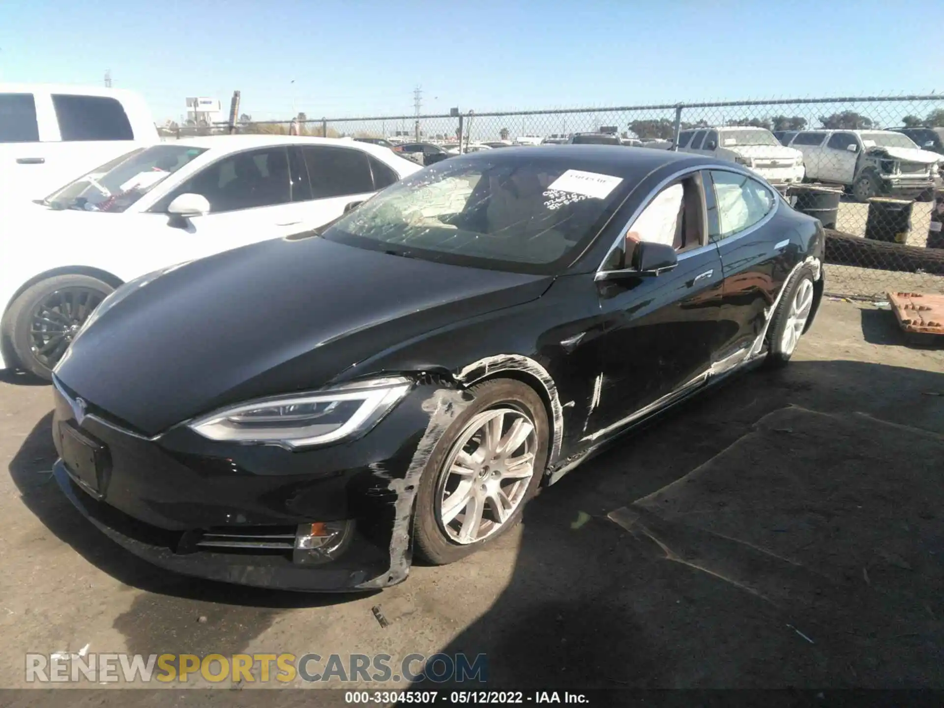 2 Photograph of a damaged car 5YJSA1E23LF370659 TESLA MODEL S 2020