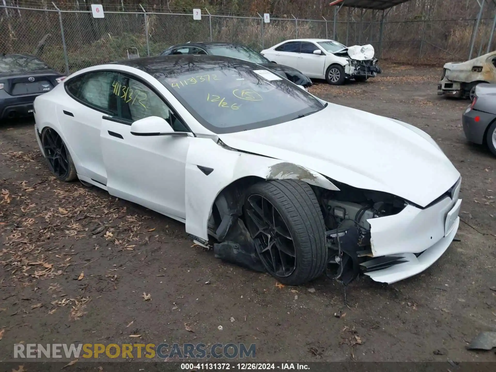 1 Photograph of a damaged car 5YJSA1E23LF389065 TESLA MODEL S 2020