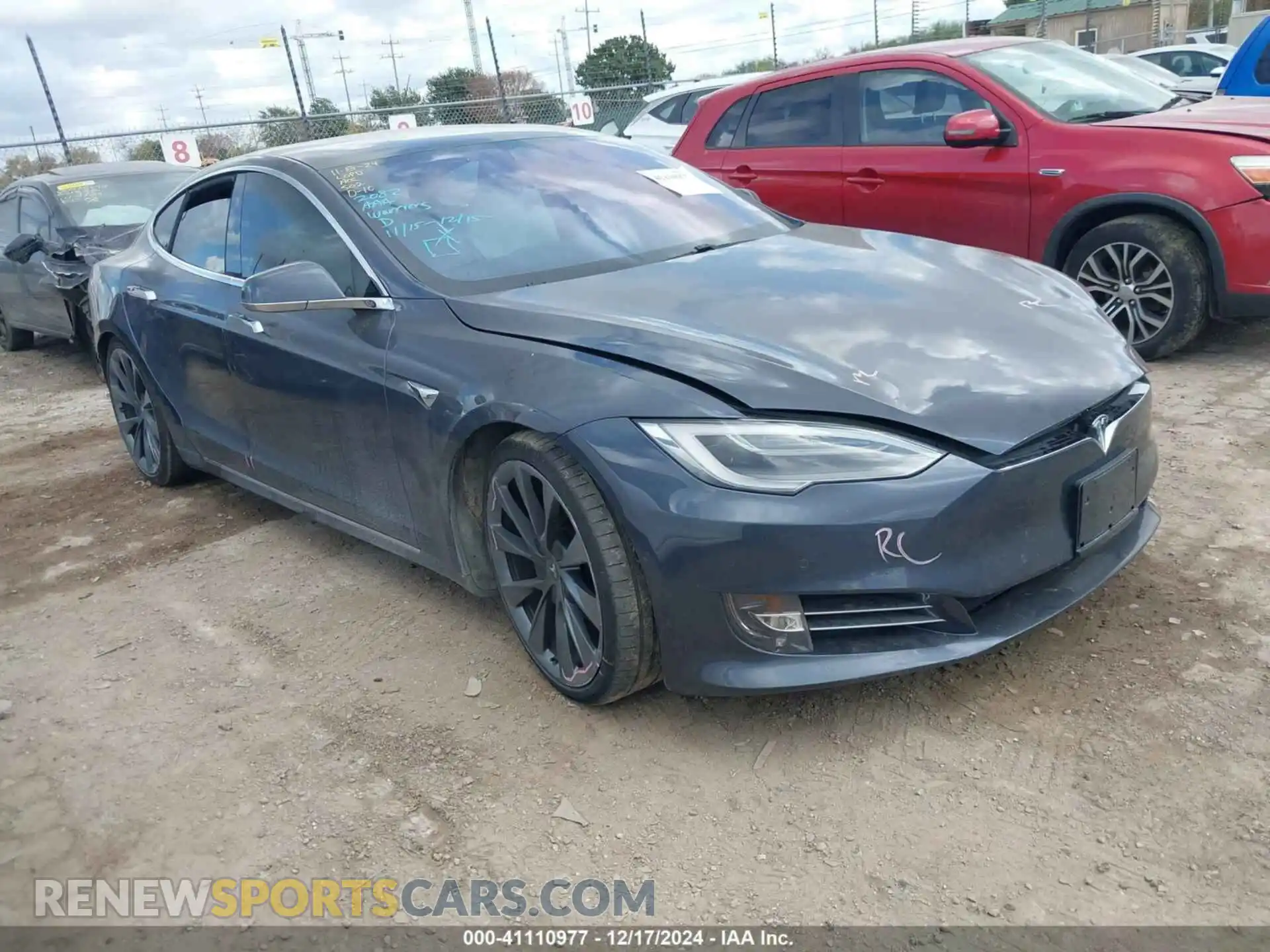 1 Photograph of a damaged car 5YJSA1E24LF350954 TESLA MODEL S 2020