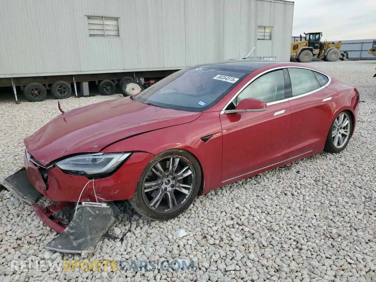 1 Photograph of a damaged car 5YJSA1E28LF414042 TESLA MODEL S 2020