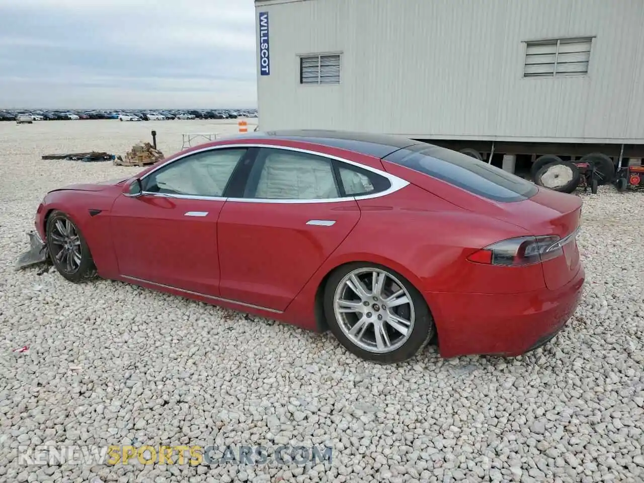 2 Photograph of a damaged car 5YJSA1E28LF414042 TESLA MODEL S 2020