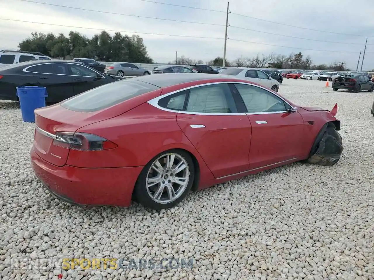 3 Photograph of a damaged car 5YJSA1E28LF414042 TESLA MODEL S 2020