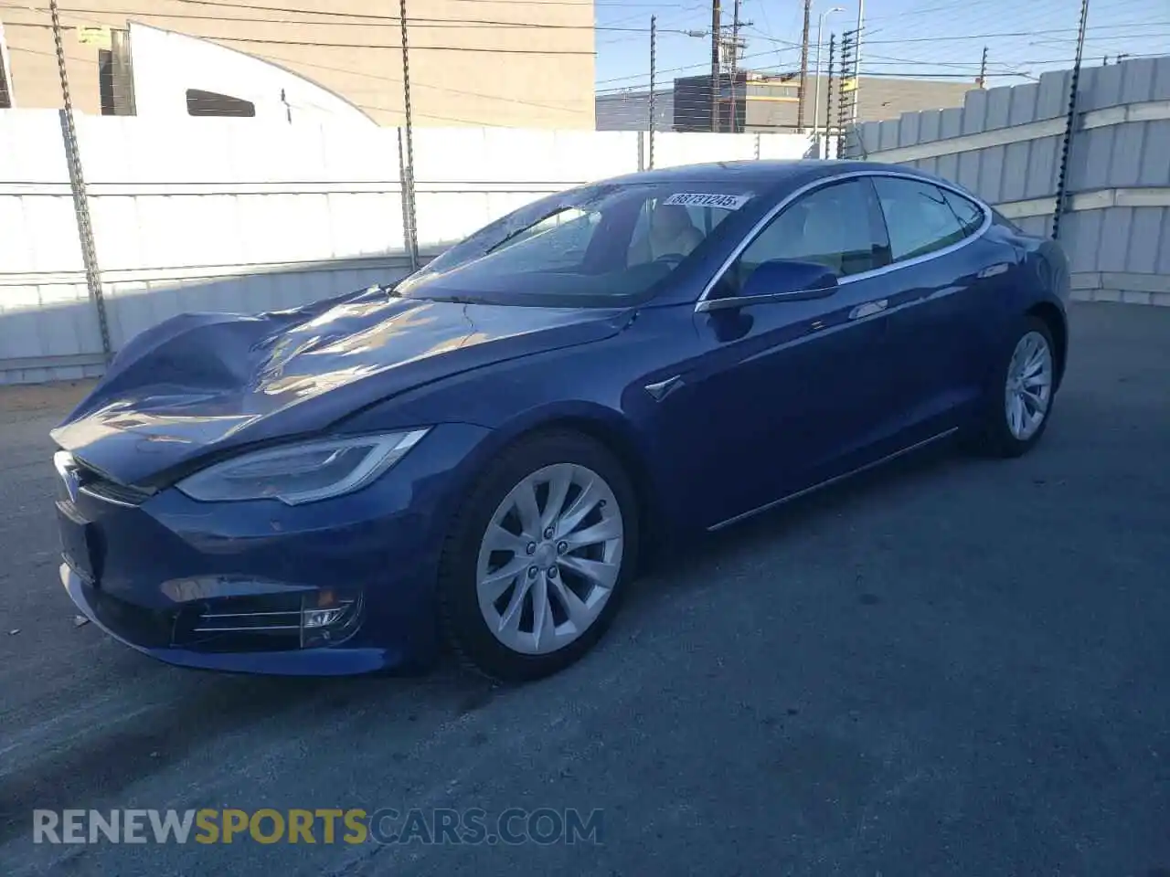 1 Photograph of a damaged car 5YJSA1E29LF364087 TESLA MODEL S 2020