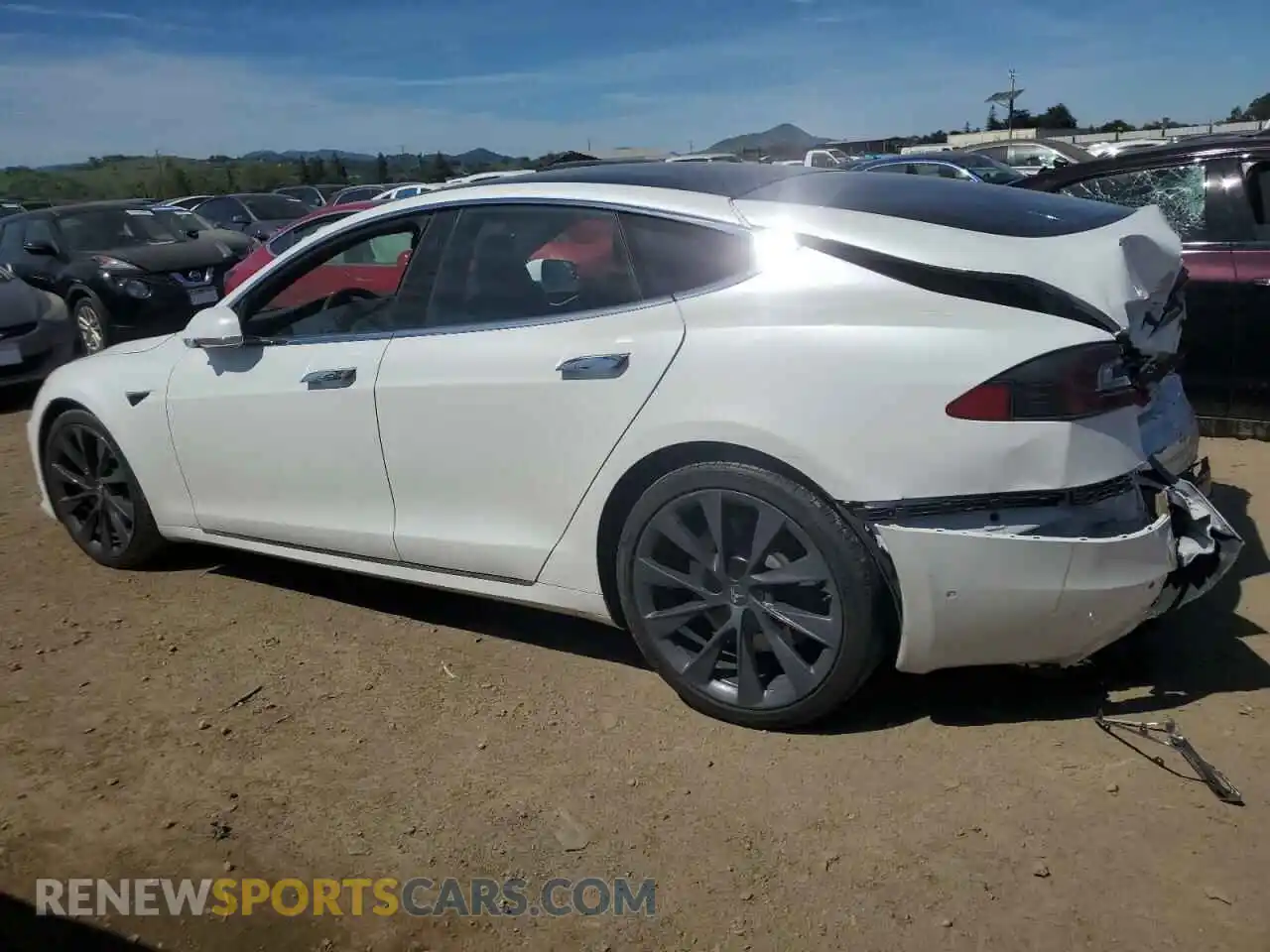 2 Photograph of a damaged car 5YJSA1E29LF365241 TESLA MODEL S 2020