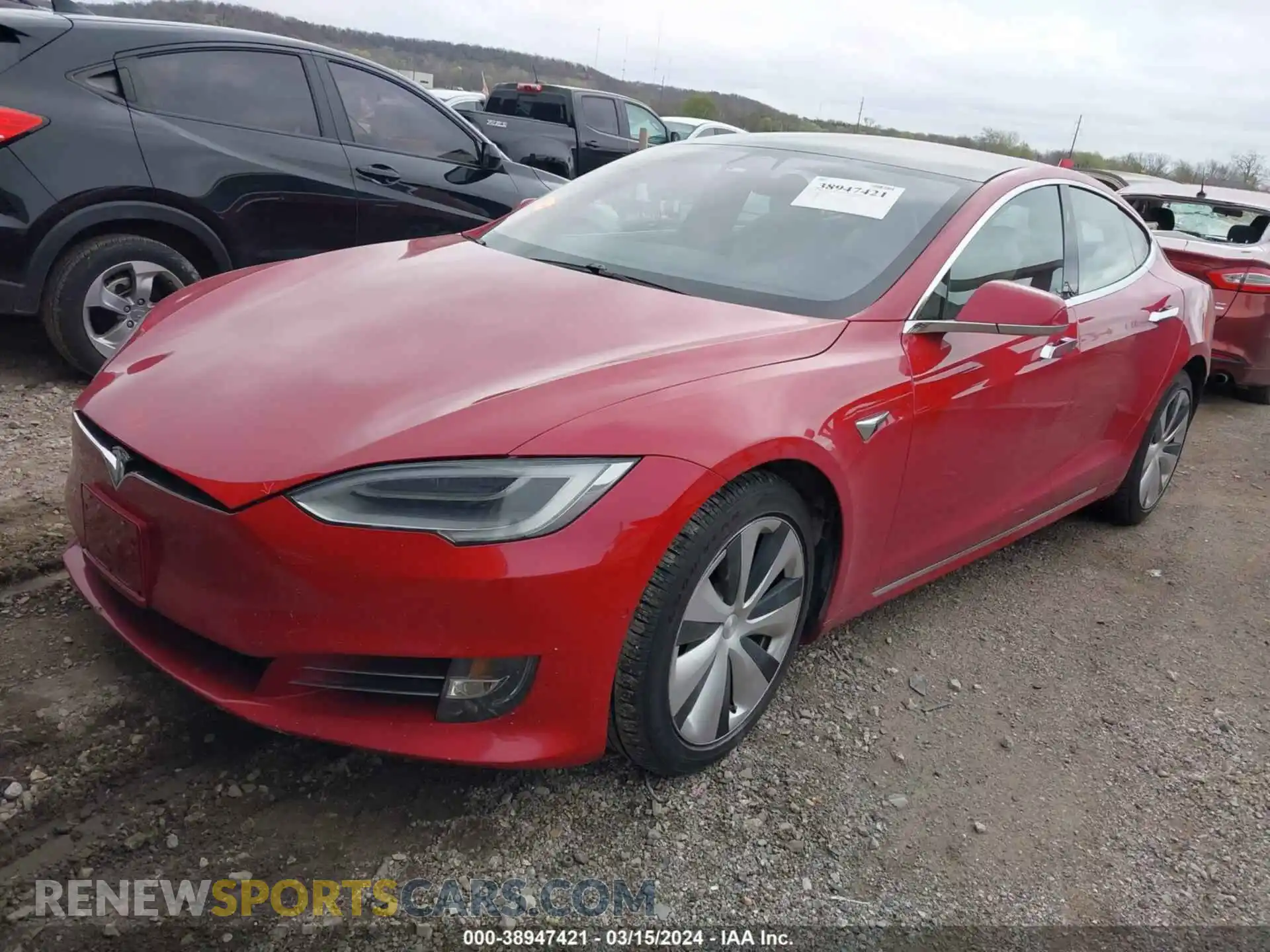 2 Photograph of a damaged car 5YJSA1E29LF416172 TESLA MODEL S 2020