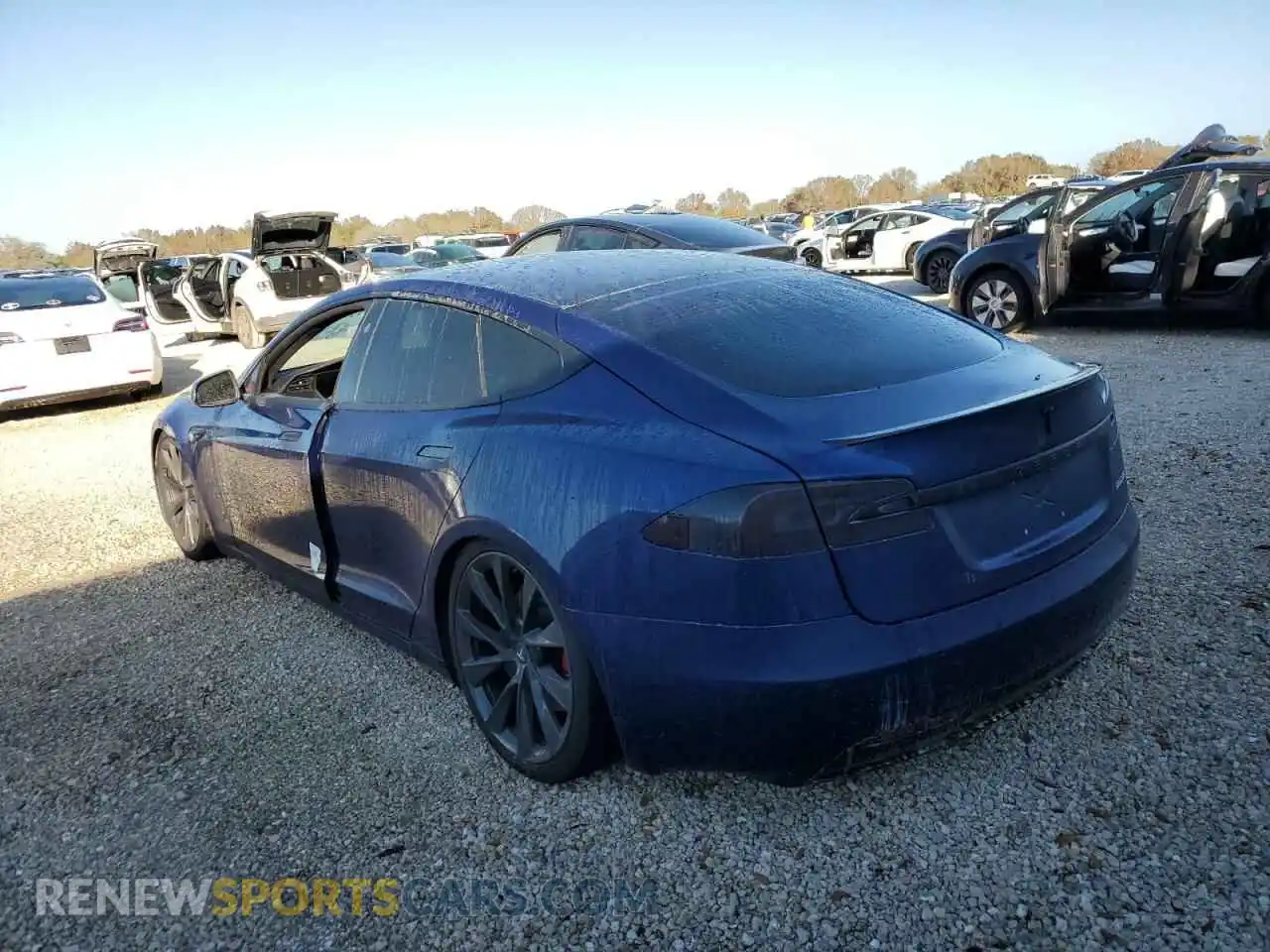 2 Photograph of a damaged car 5YJSA1E40LF389106 TESLA MODEL S 2020