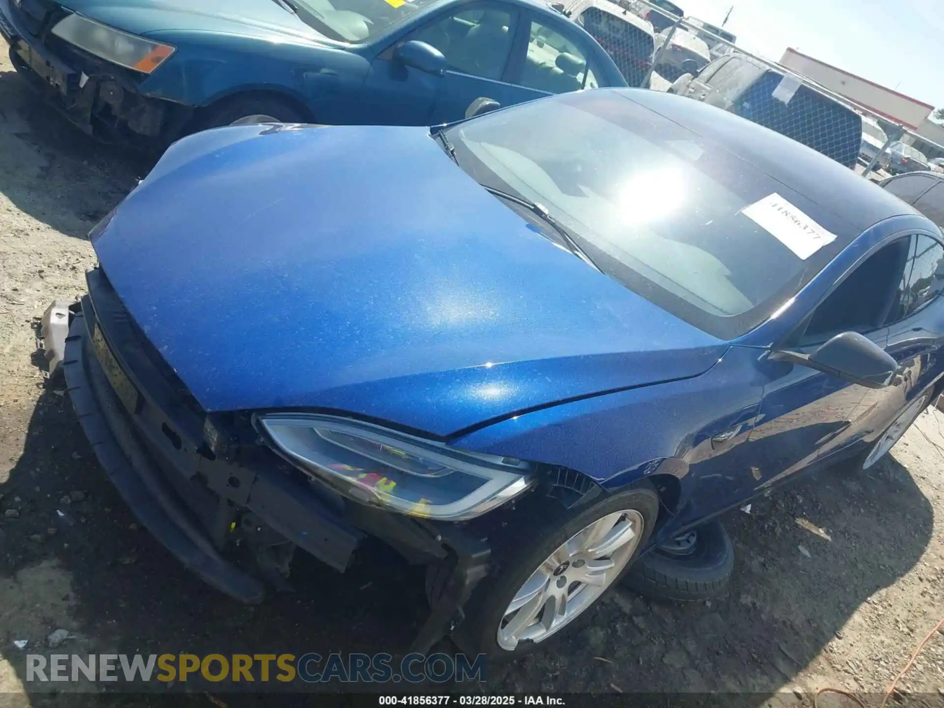 2 Photograph of a damaged car 5YJSA1E42LF396395 TESLA MODEL S 2020
