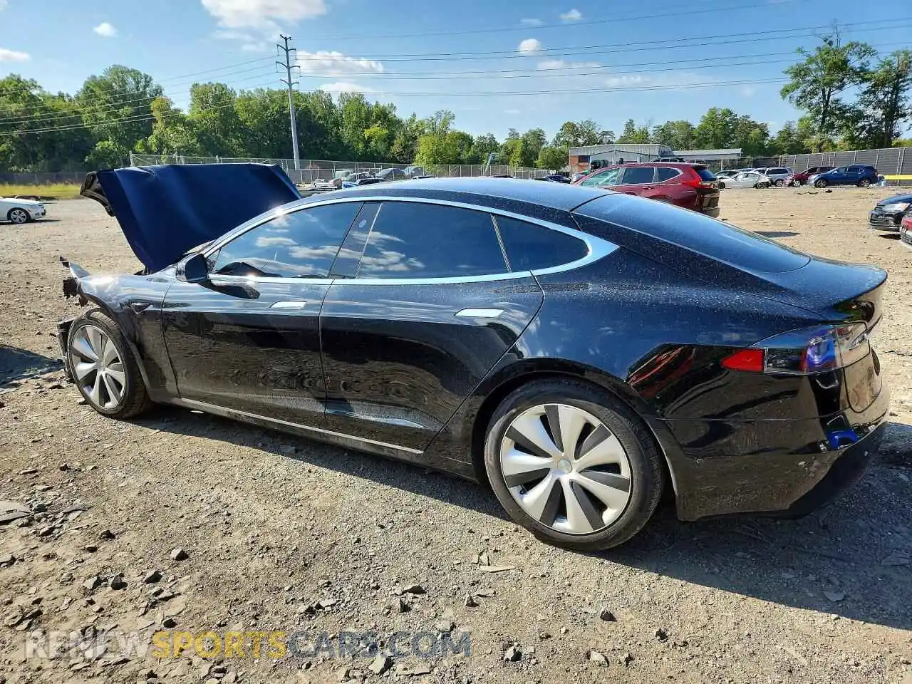 2 Фотография поврежденного автомобиля 5YJSA1E22MF424342 TESLA MODEL S 2021