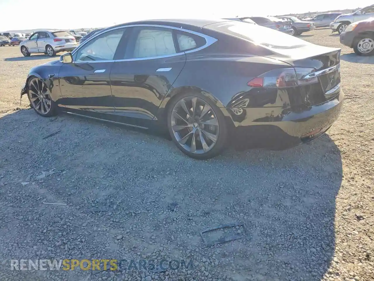 2 Фотография поврежденного автомобиля 5YJSA1E28MF427228 TESLA MODEL S 2021