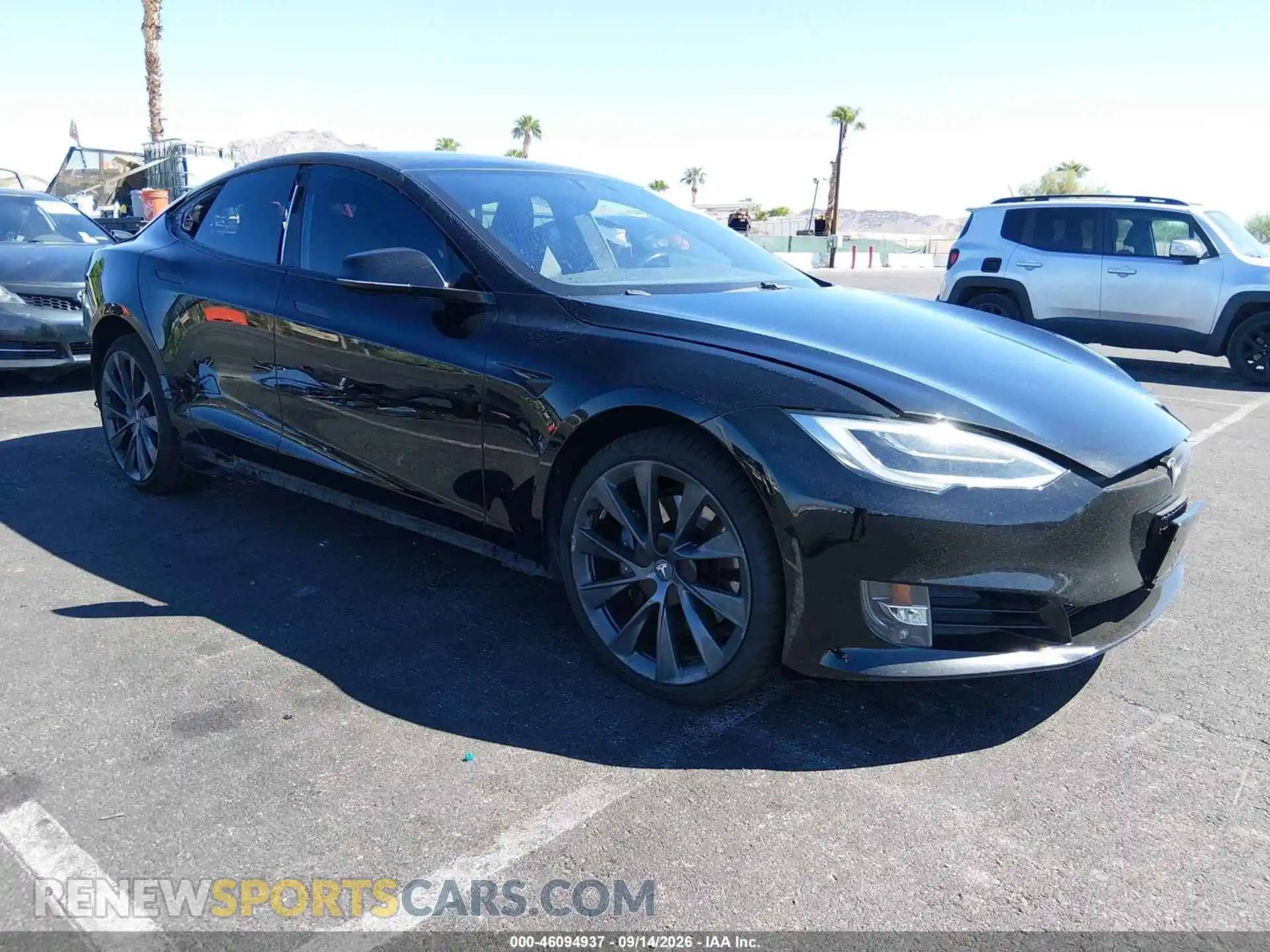 1 Фотография поврежденного автомобиля 5YJSA1E29MF424516 TESLA MODEL S 2021