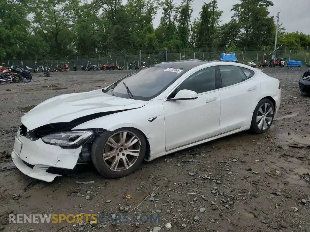 1 Фотография поврежденного автомобиля 5YJSA1E29MF426251 TESLA MODEL S 2021