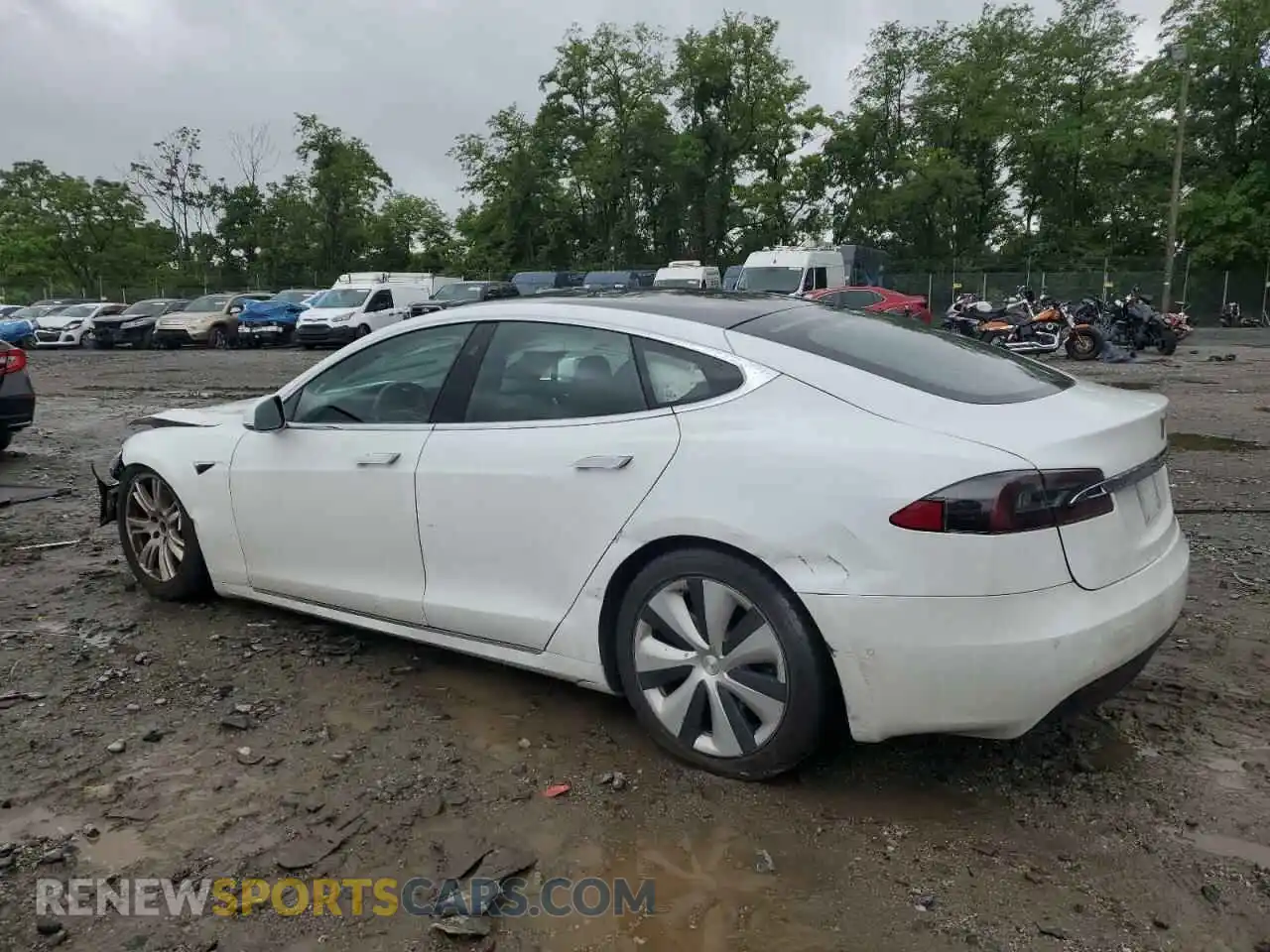 2 Фотография поврежденного автомобиля 5YJSA1E29MF426251 TESLA MODEL S 2021