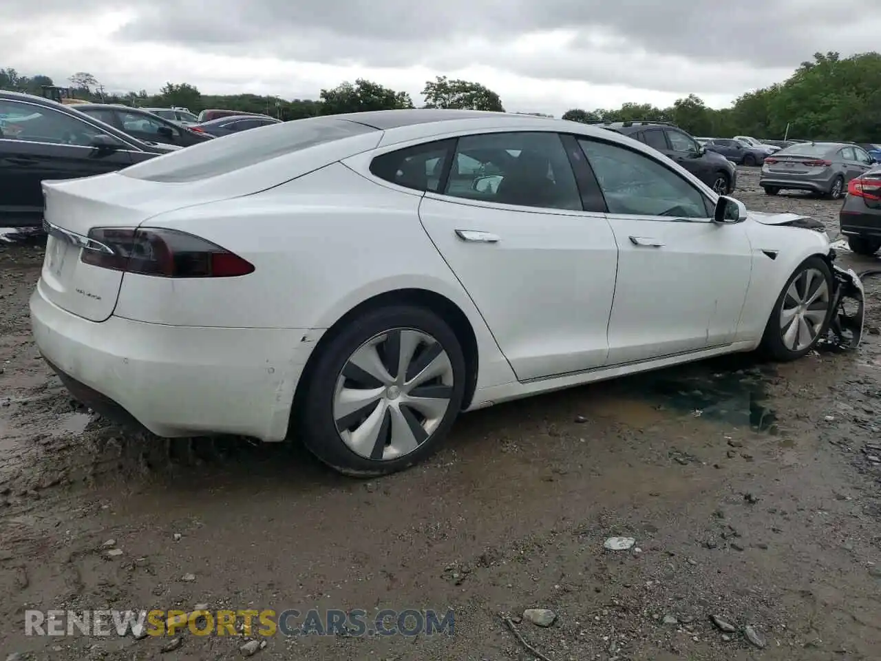 3 Фотография поврежденного автомобиля 5YJSA1E29MF426251 TESLA MODEL S 2021