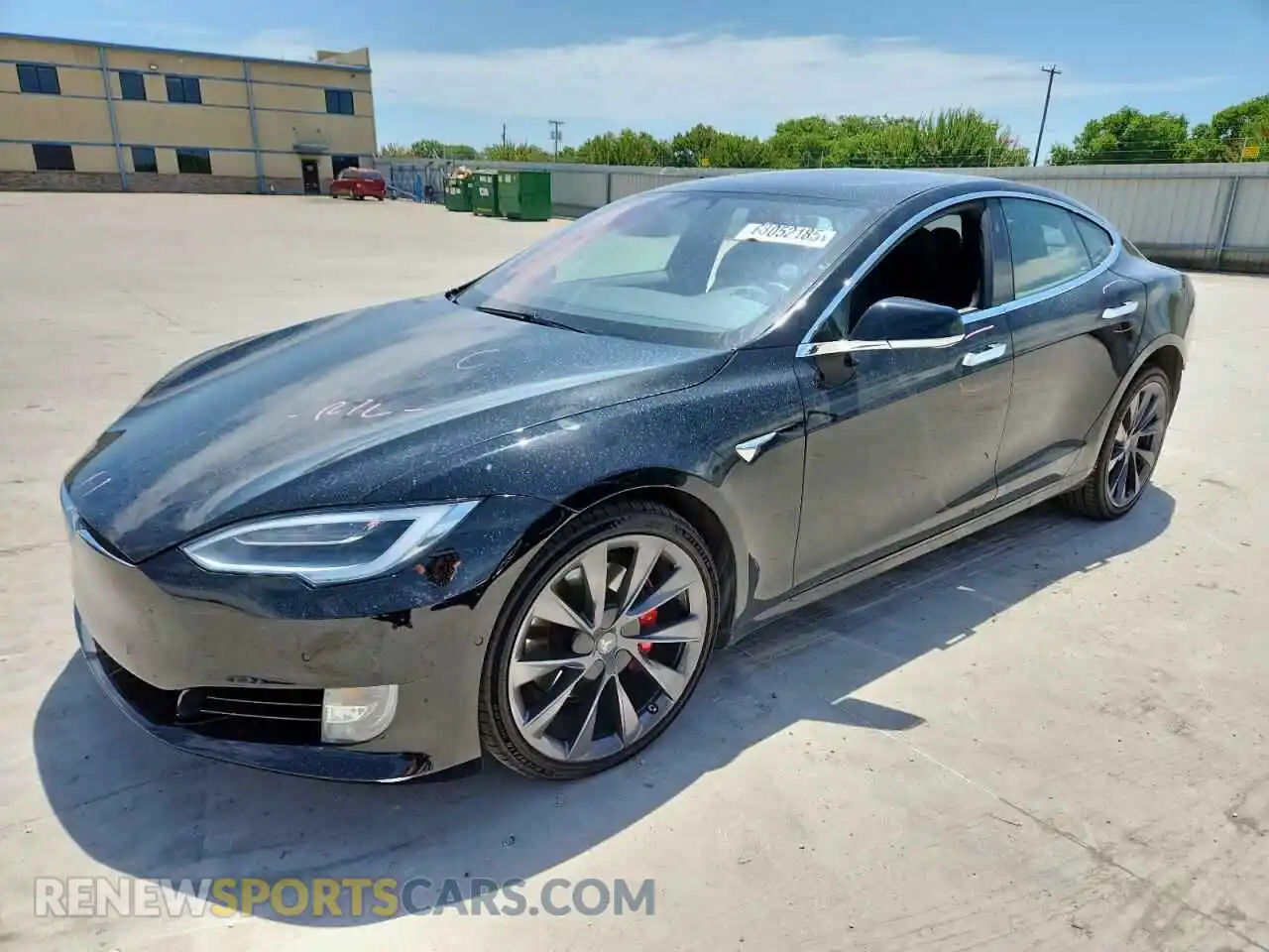 1 Фотография поврежденного автомобиля 5YJSA1E42MF426965 TESLA MODEL S 2021