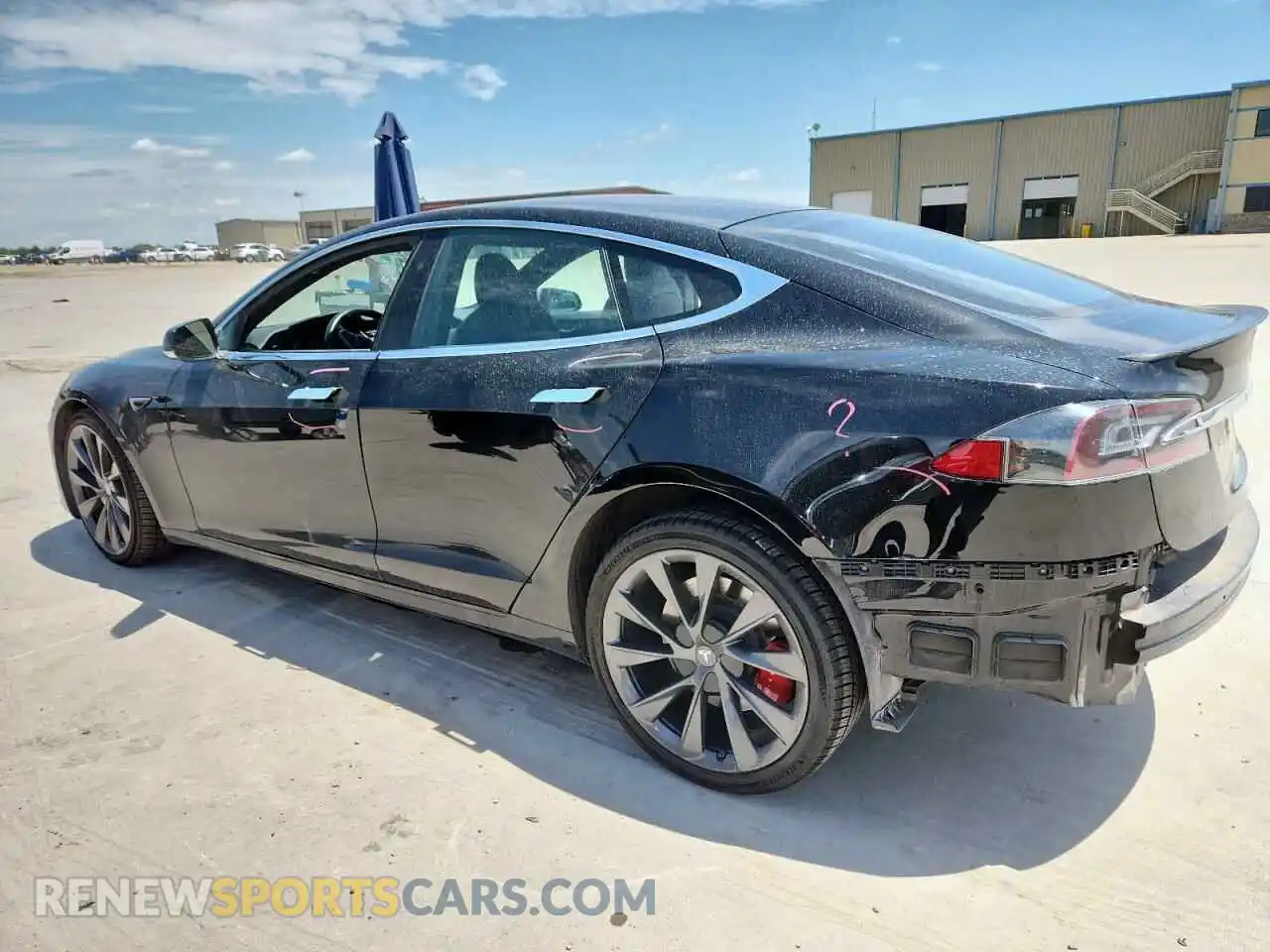 2 Фотография поврежденного автомобиля 5YJSA1E42MF426965 TESLA MODEL S 2021