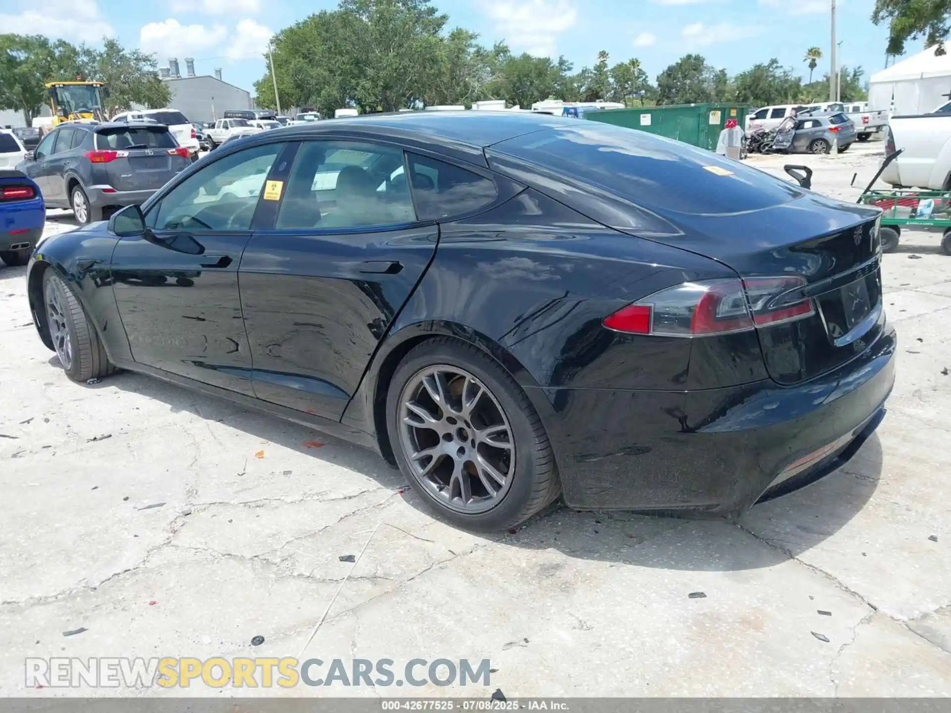 3 Фотография поврежденного автомобиля 5YJSA1E51MF428277 TESLA MODEL S 2021