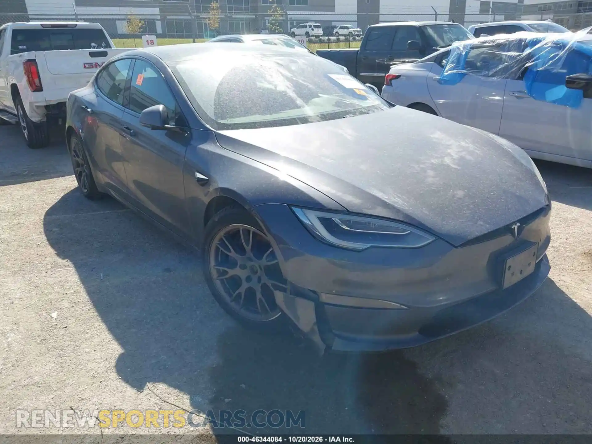 1 fotografías del automóvil dañado 5YJSA1E51MF428389 TESLA MODEL S 2021